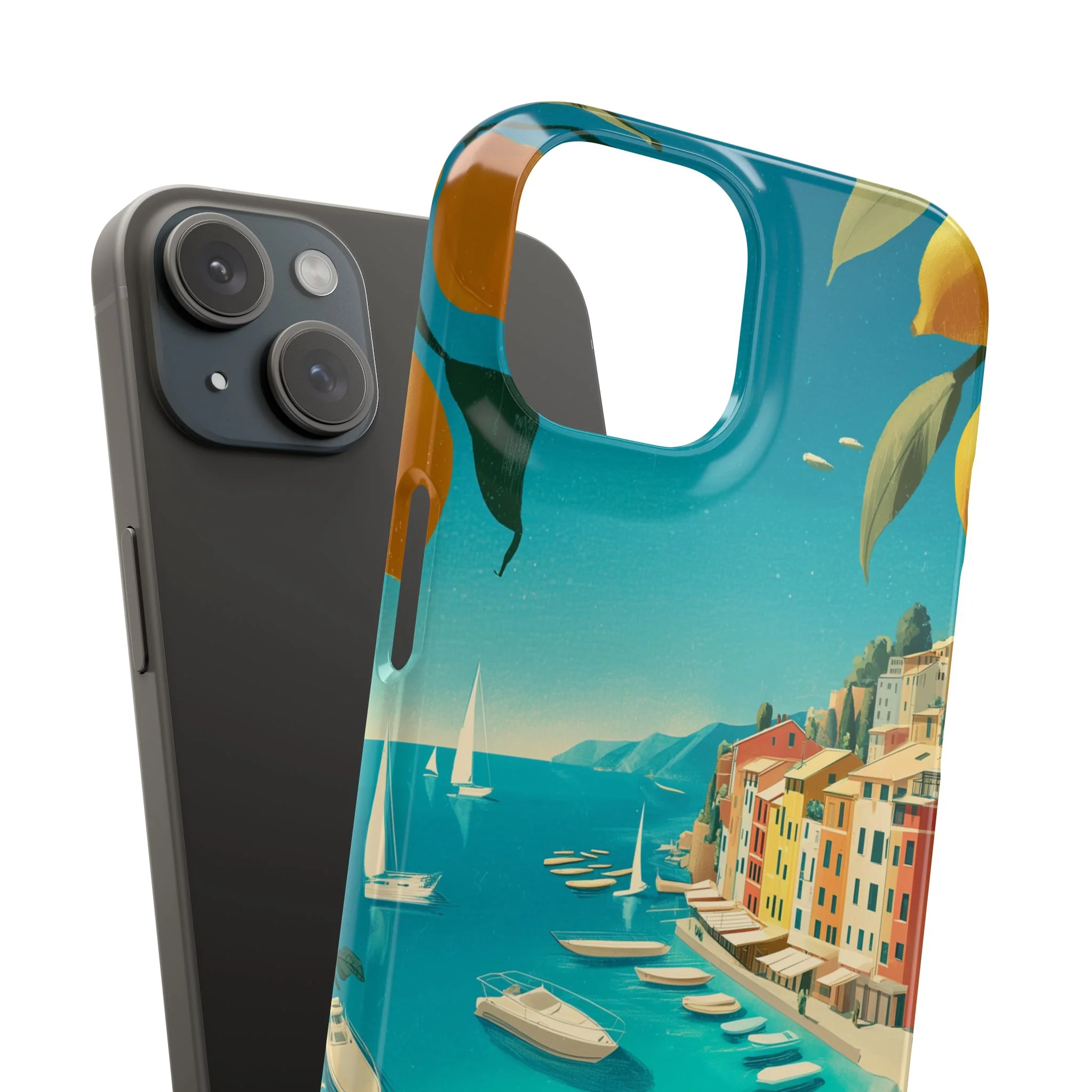 Amalfi Lemon - Slim Phone Case - Image 100