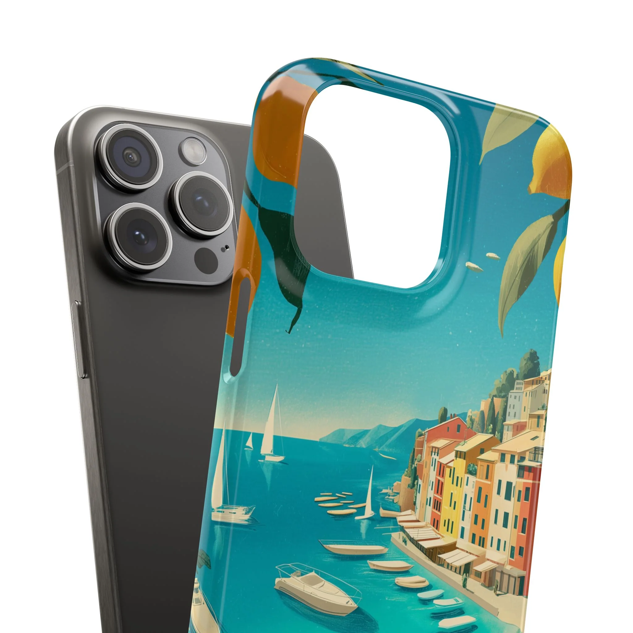 Amalfi Lemon - Slim Phone Case - Image 106