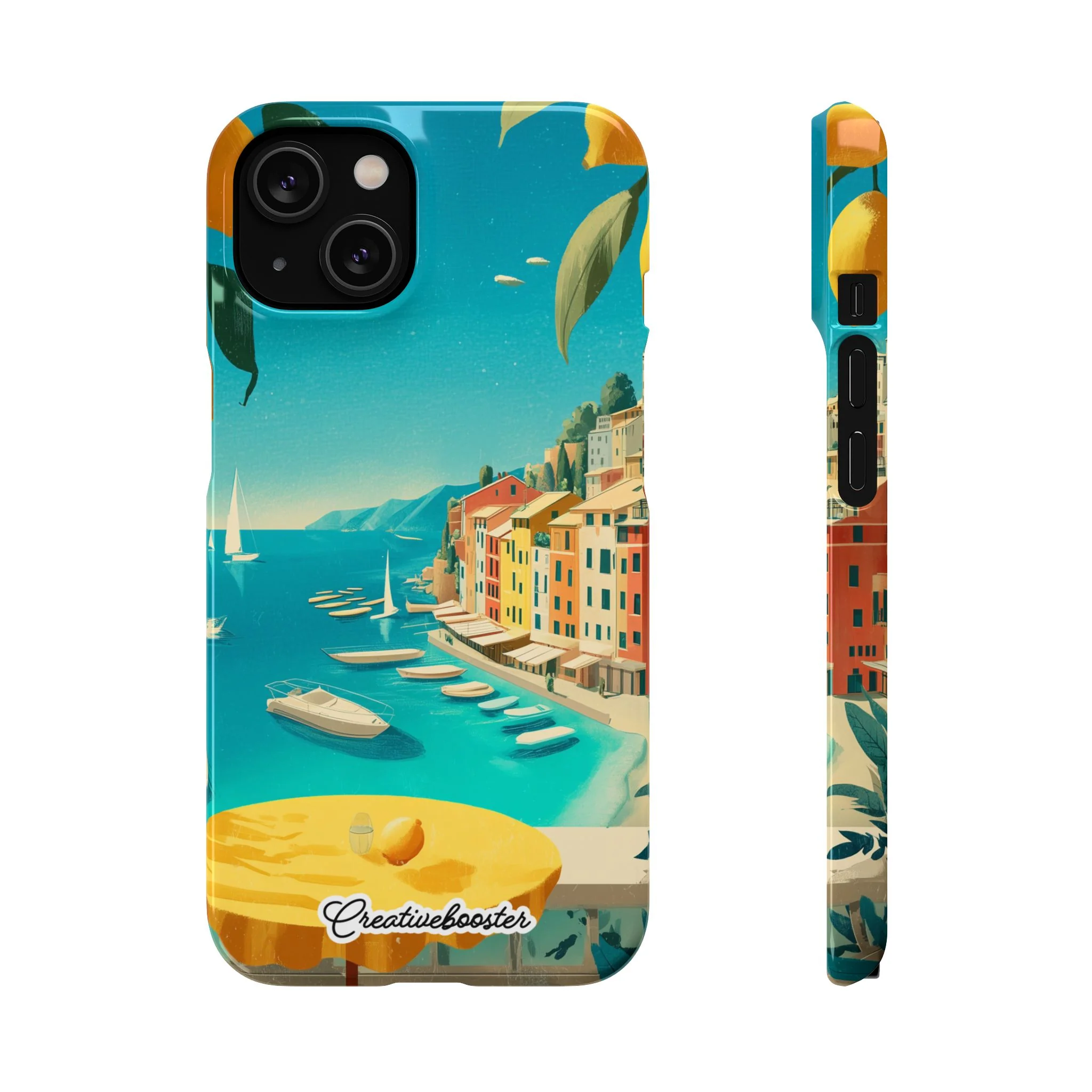 Amalfi Lemon - Slim Phone Case - Image 36