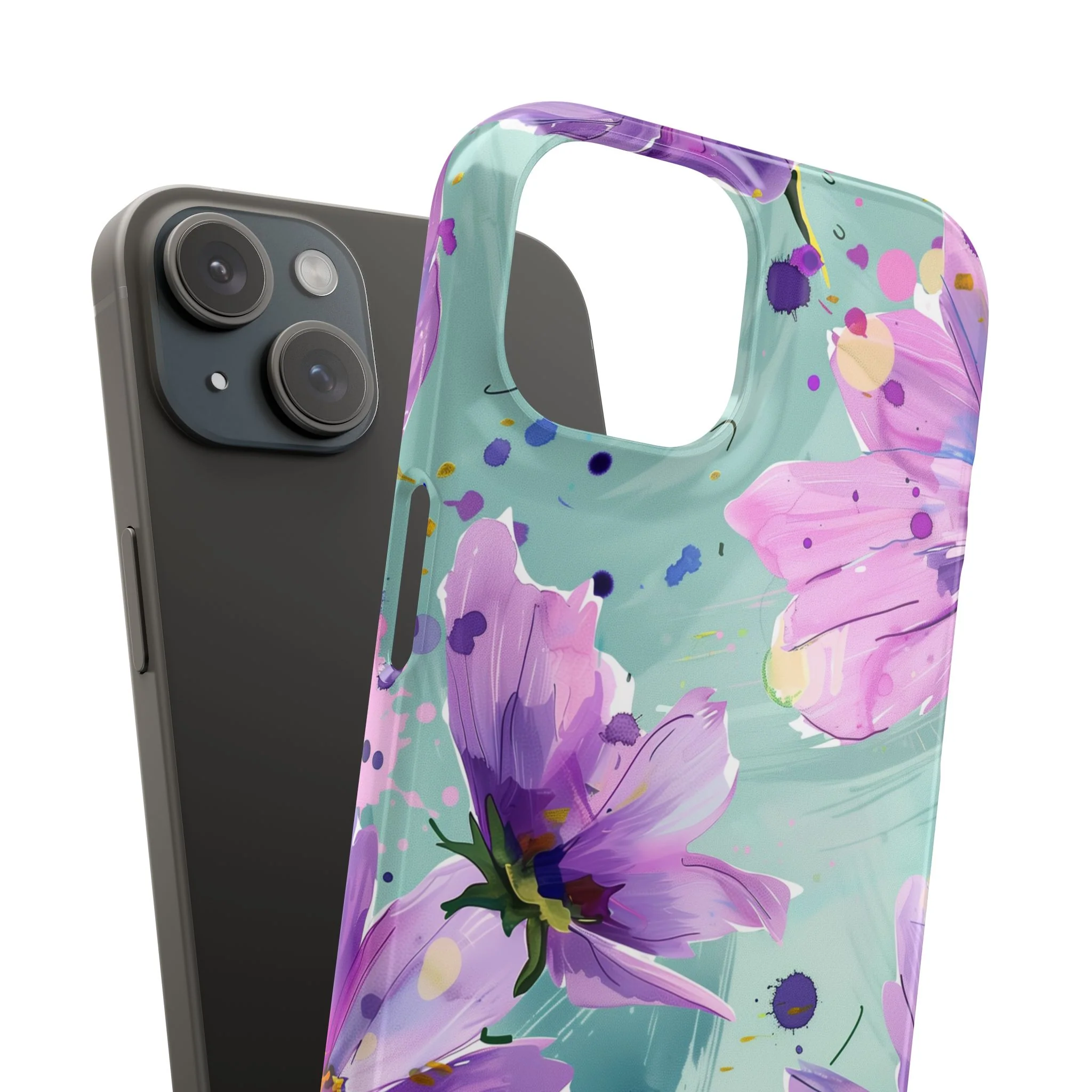 Blush Garden - Slim Phone Case - Image 100