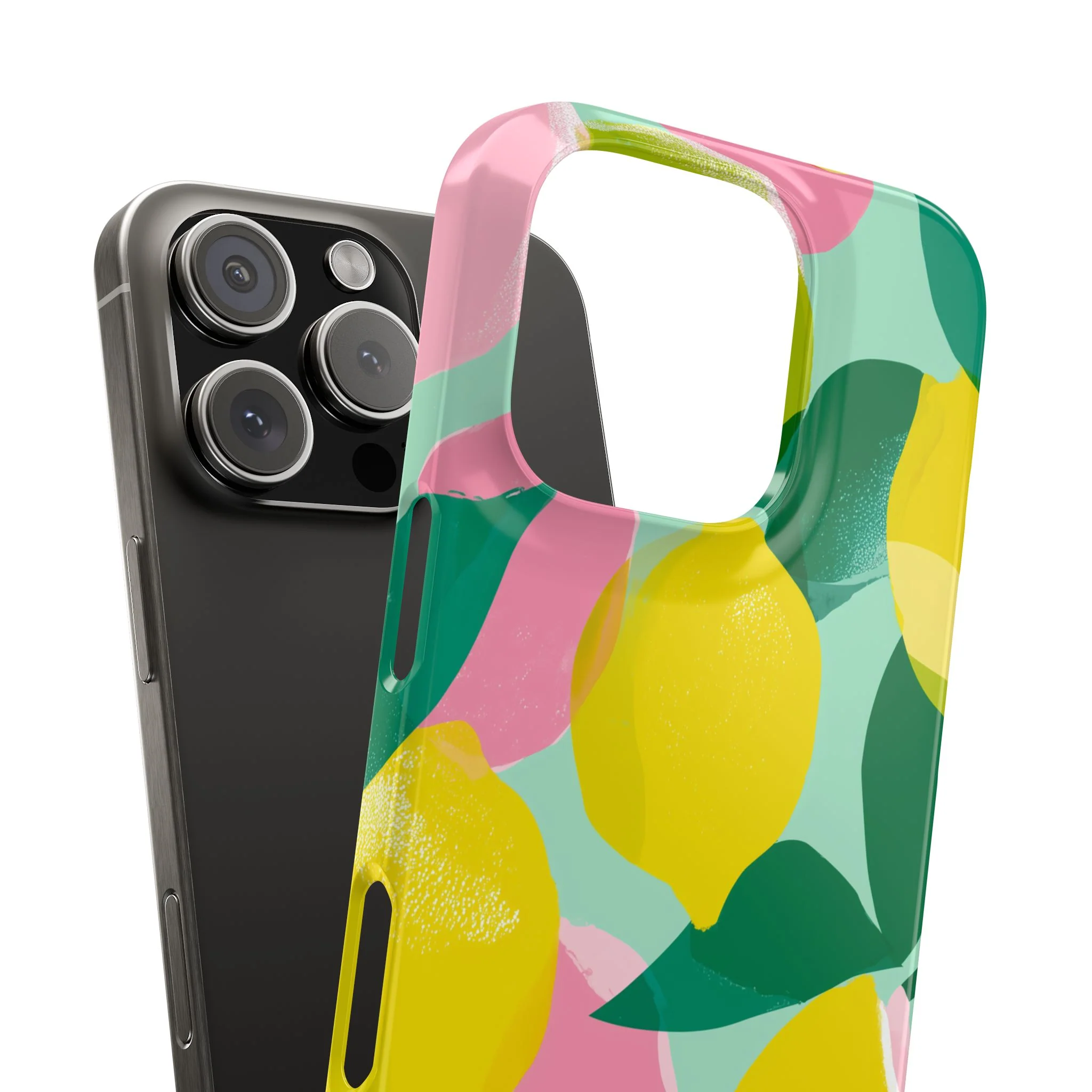 Citrus Bloom - Slim Phone Case - Image 54