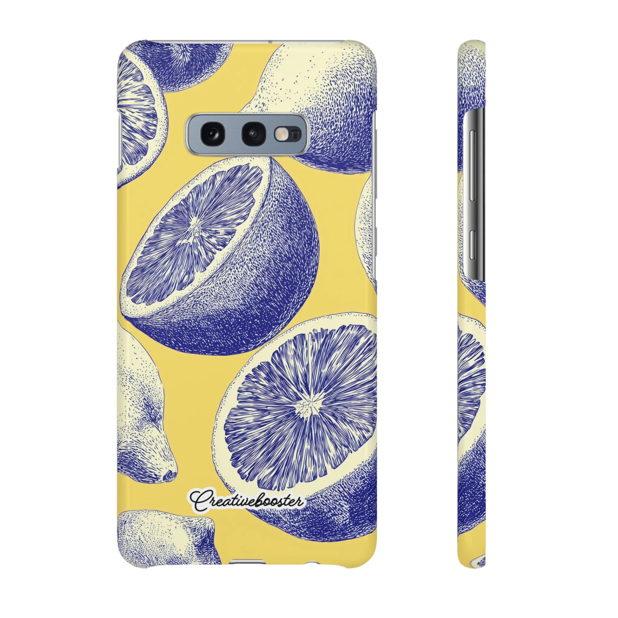 Indigo Citrus - Slim Phone Case - Image 10