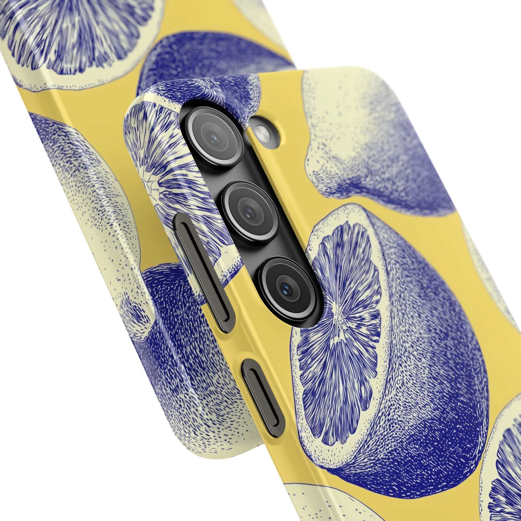 Indigo Citrus - Slim Phone Case - Image 112