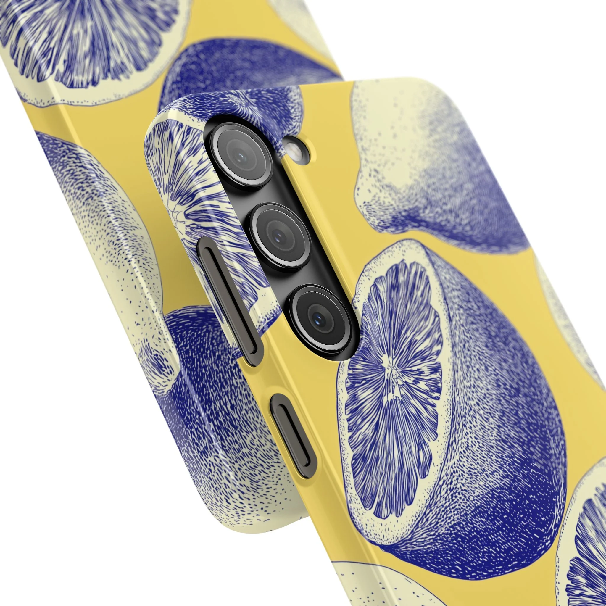Indigo Citrus - Slim Phone Case - Image 114