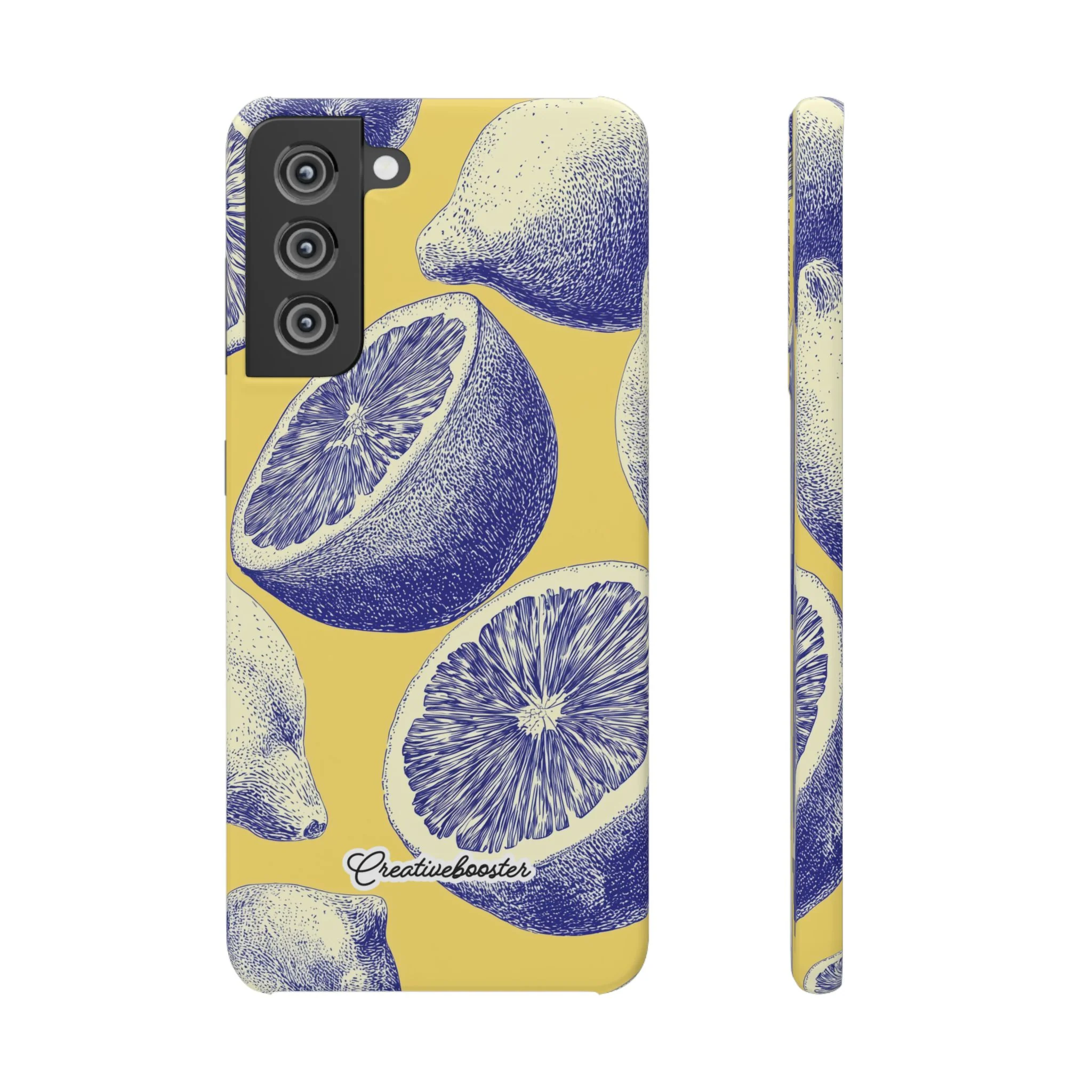 Indigo Citrus - Slim Phone Case - Image 29