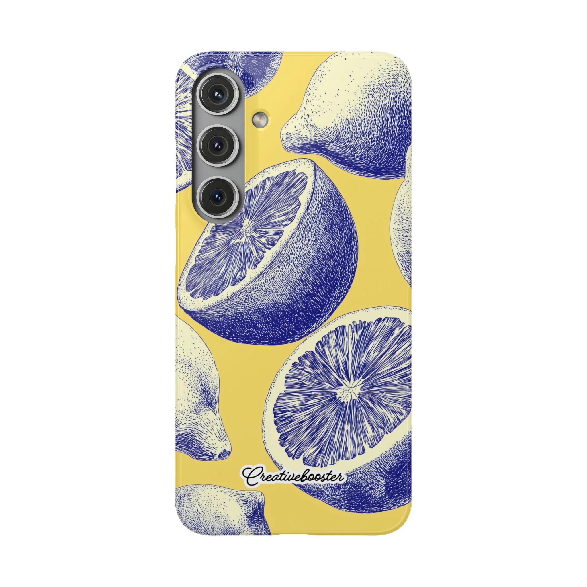 Indigo Citrus - Slim Phone Case - Image 47