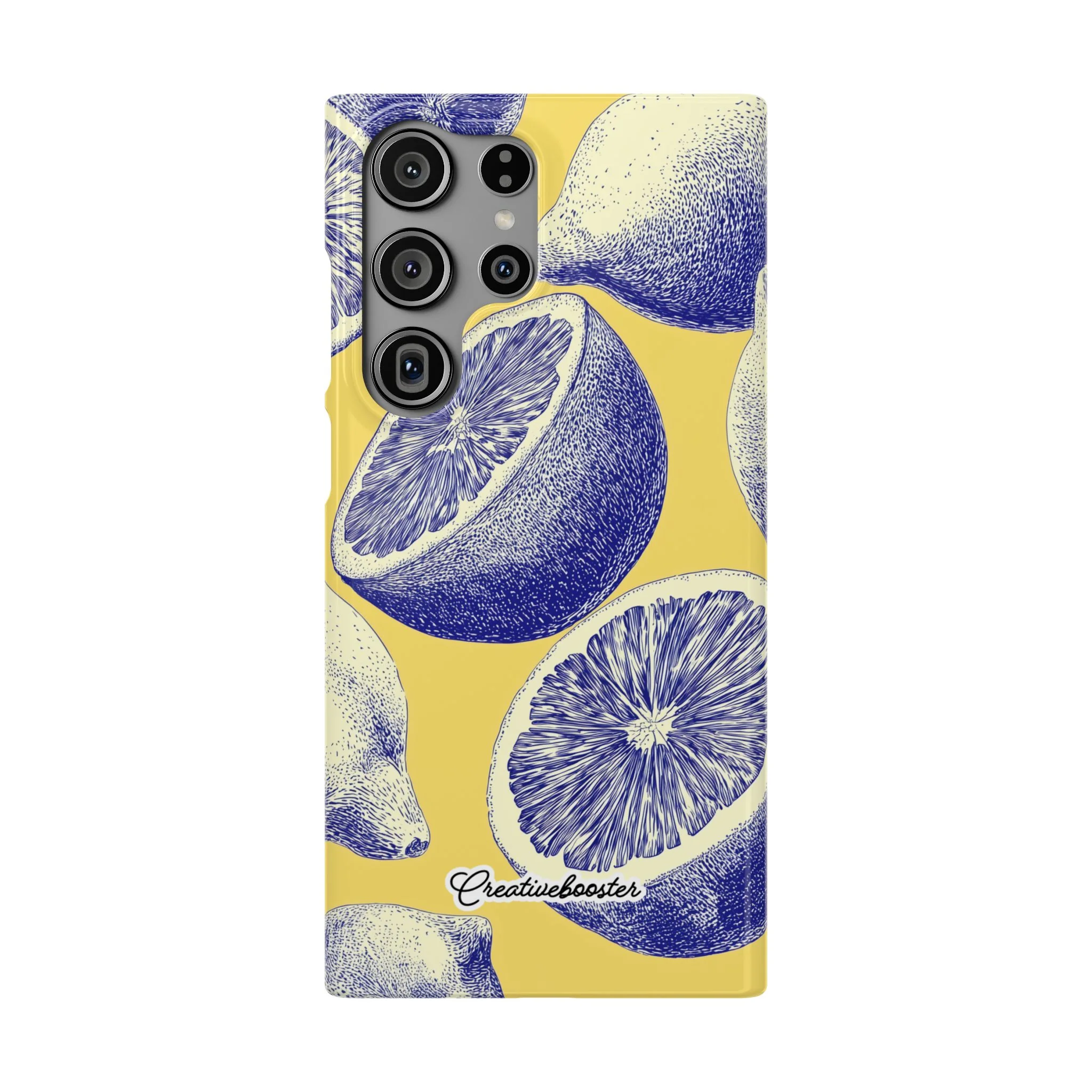 Indigo Citrus - Slim Phone Case - Image 51