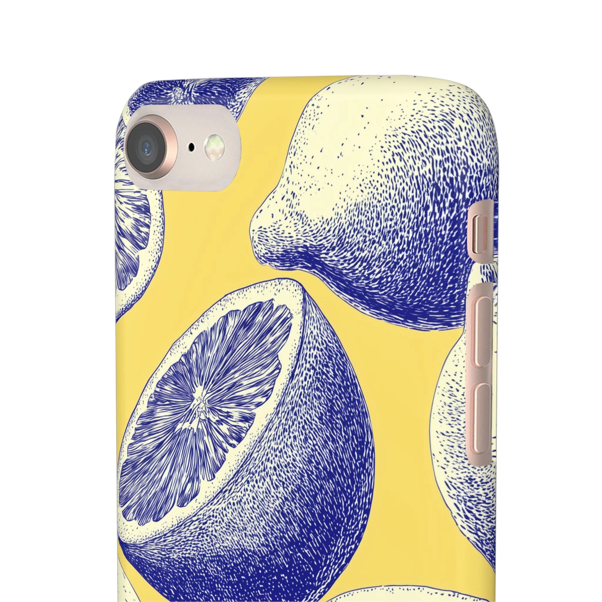 Indigo Citrus - Slim Phone Case - Image 54