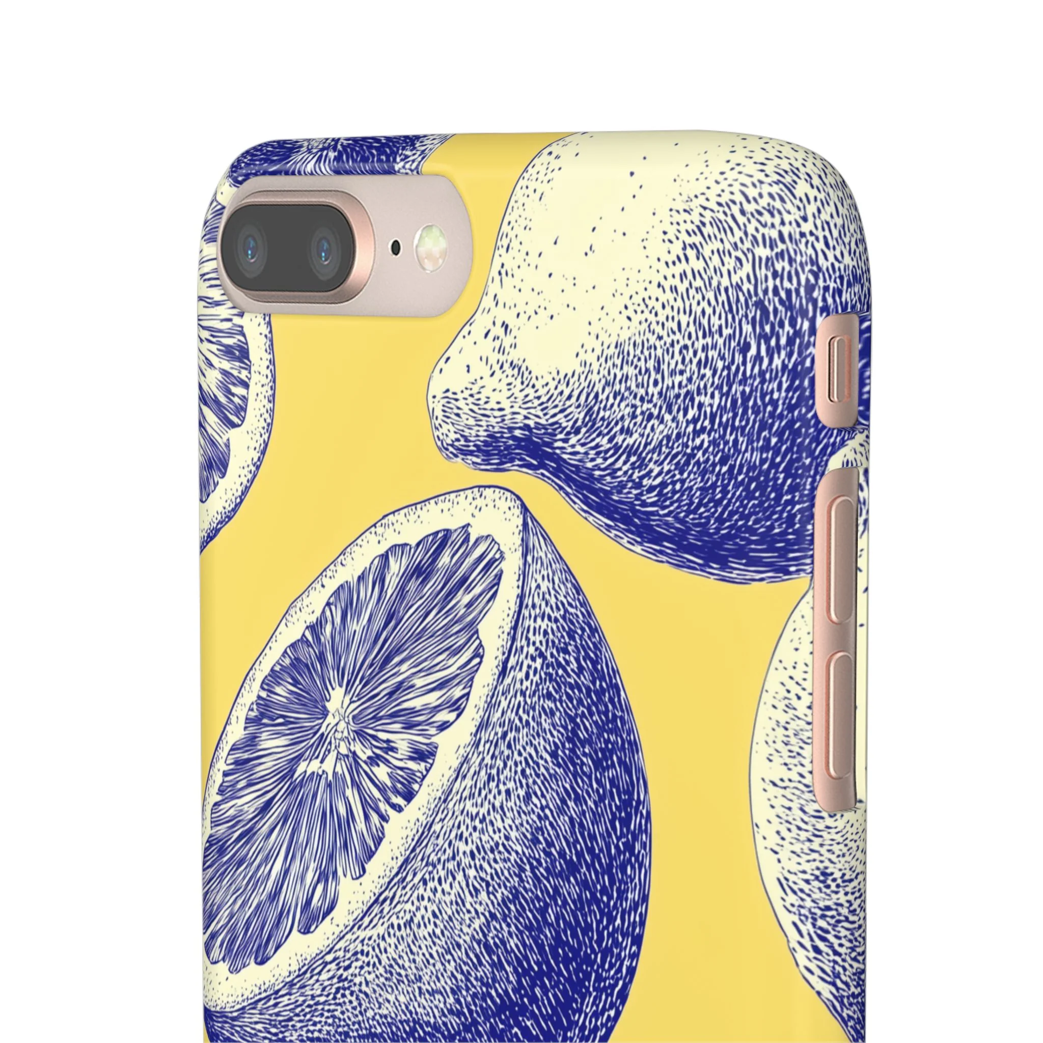 Indigo Citrus - Slim Phone Case - Image 55