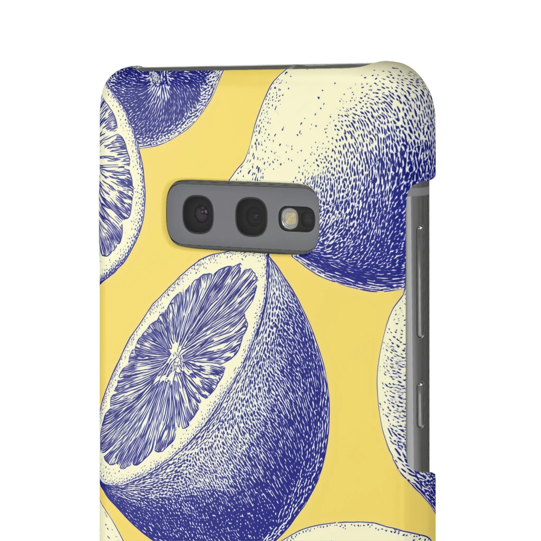 Indigo Citrus - Slim Phone Case - Image 62
