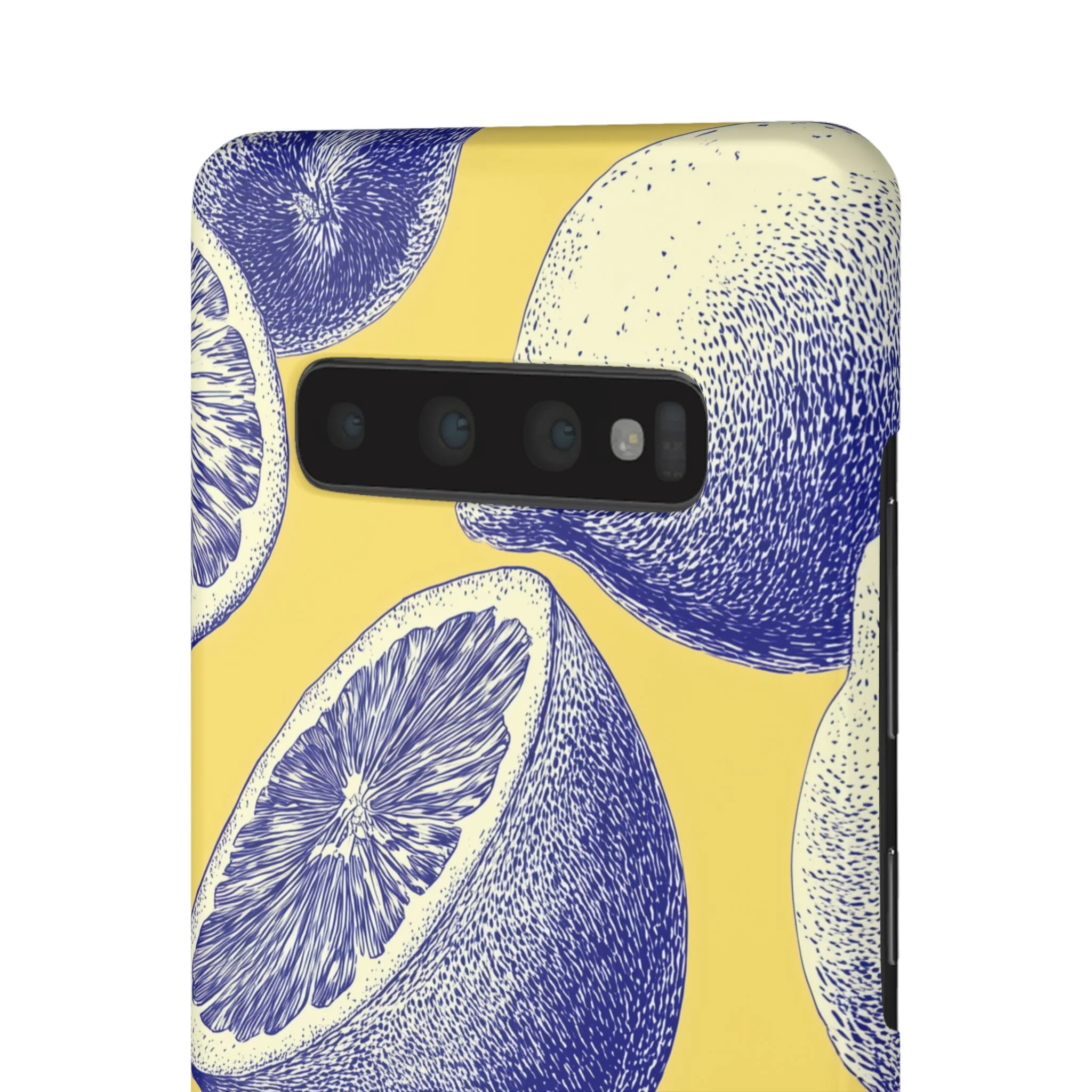 Indigo Citrus - Slim Phone Case - Image 63