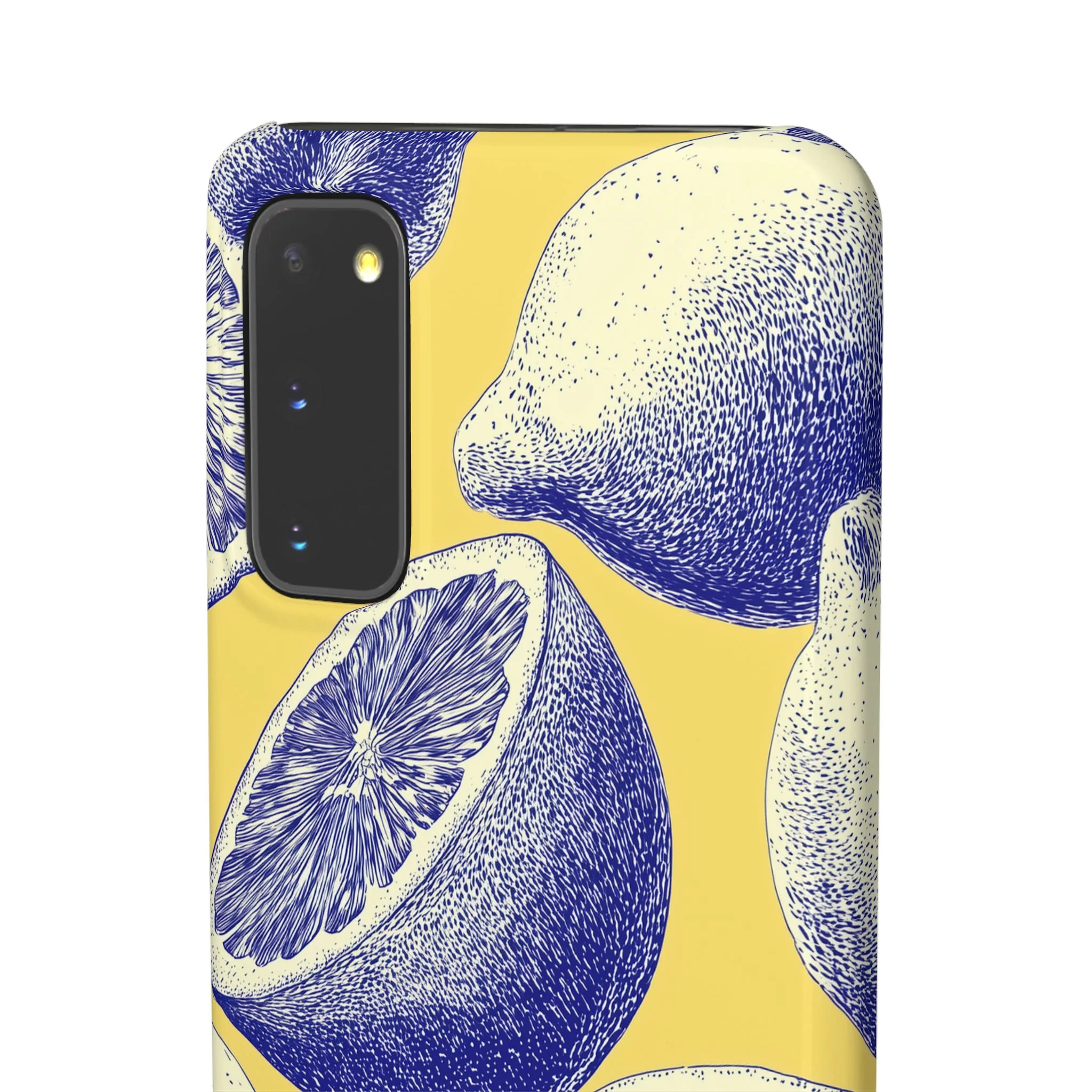 Indigo Citrus - Slim Phone Case - Image 68
