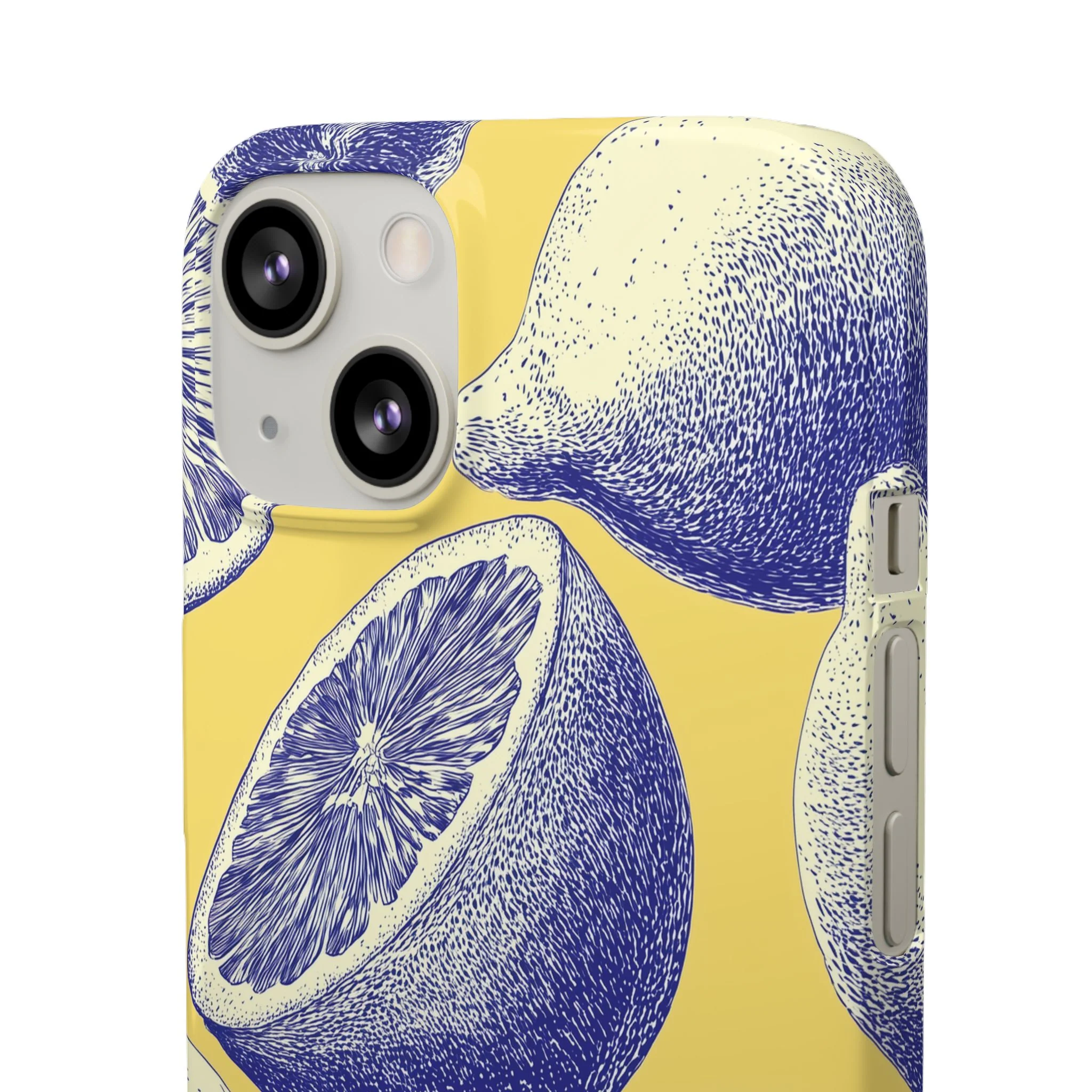 Indigo Citrus - Slim Phone Case - Image 75