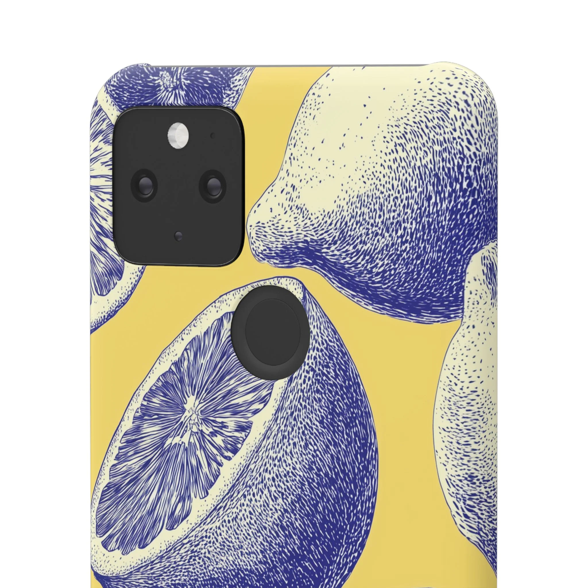 Indigo Citrus - Slim Phone Case - Image 79