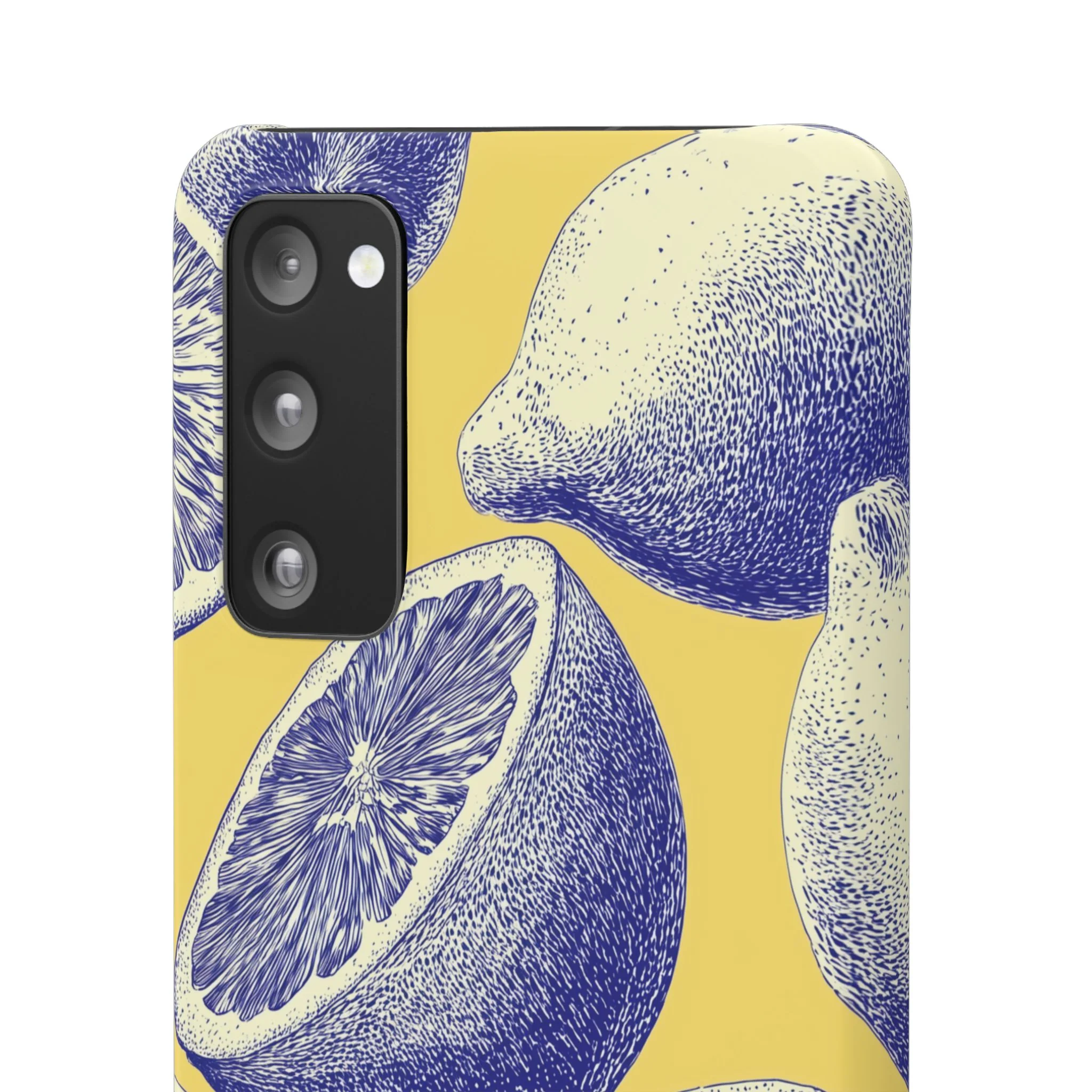 Indigo Citrus - Slim Phone Case - Image 80