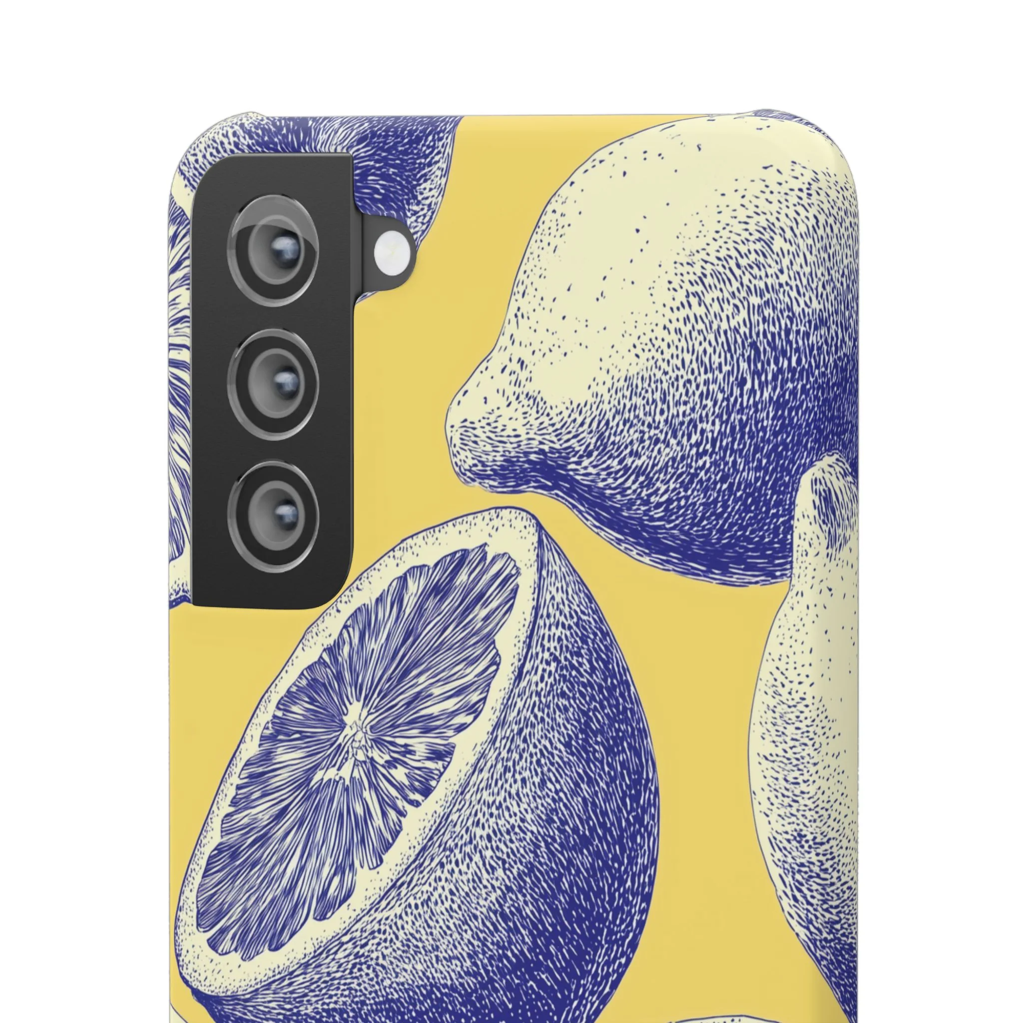 Indigo Citrus - Slim Phone Case - Image 83