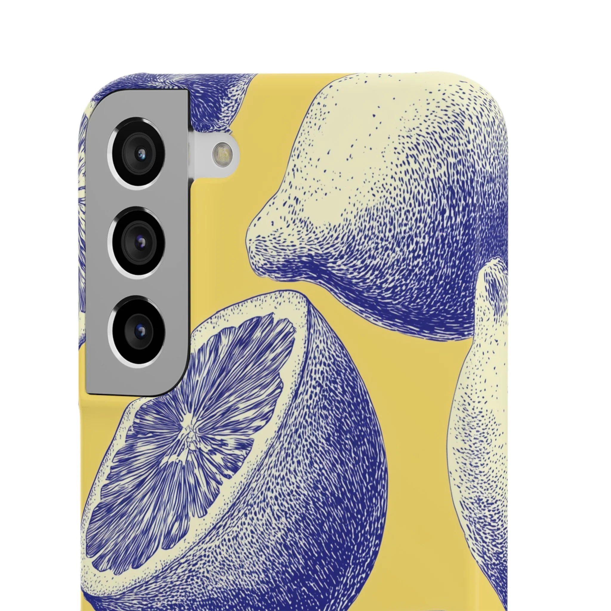 Indigo Citrus - Slim Phone Case - Image 86