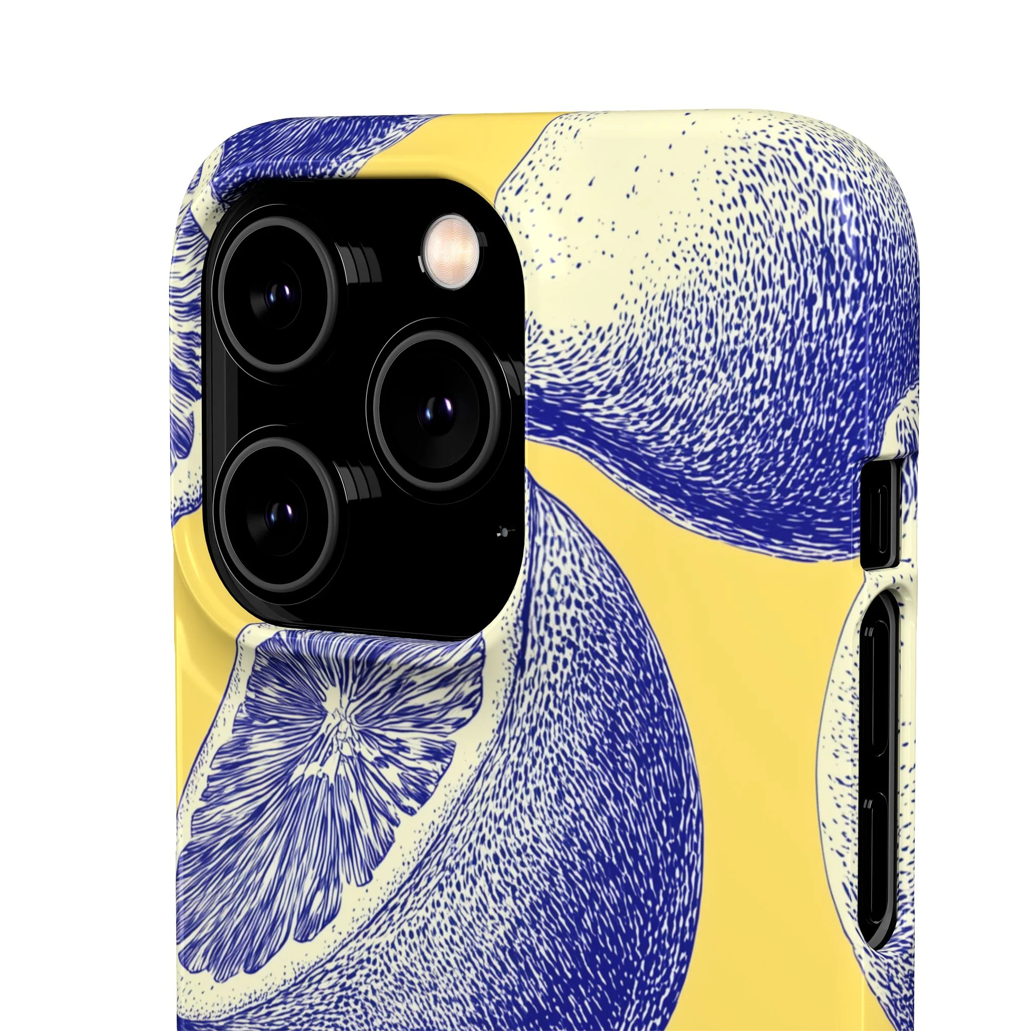 Indigo Citrus - Slim Phone Case - Image 89
