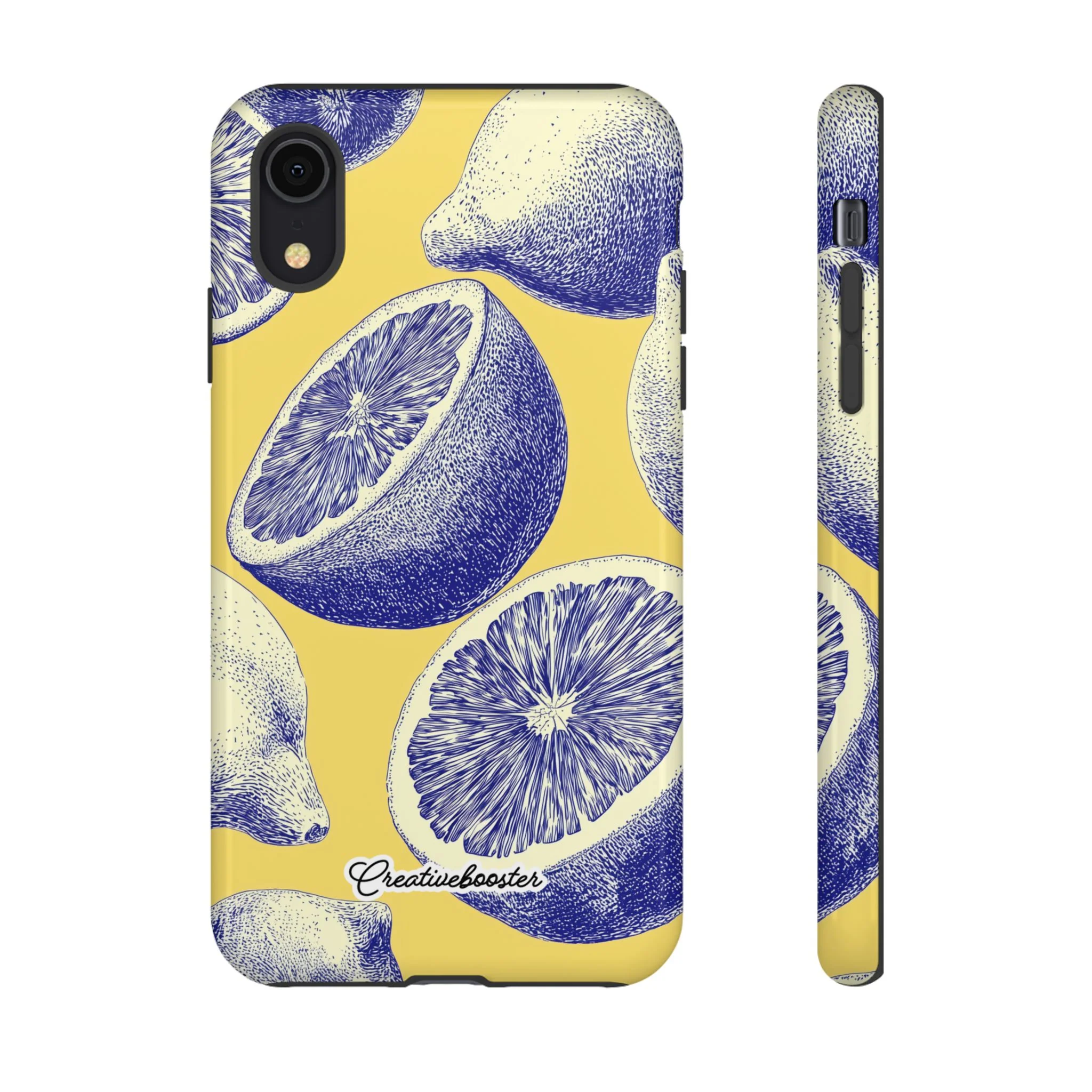Indigo Citrus - Tough Phone Case - Image 5