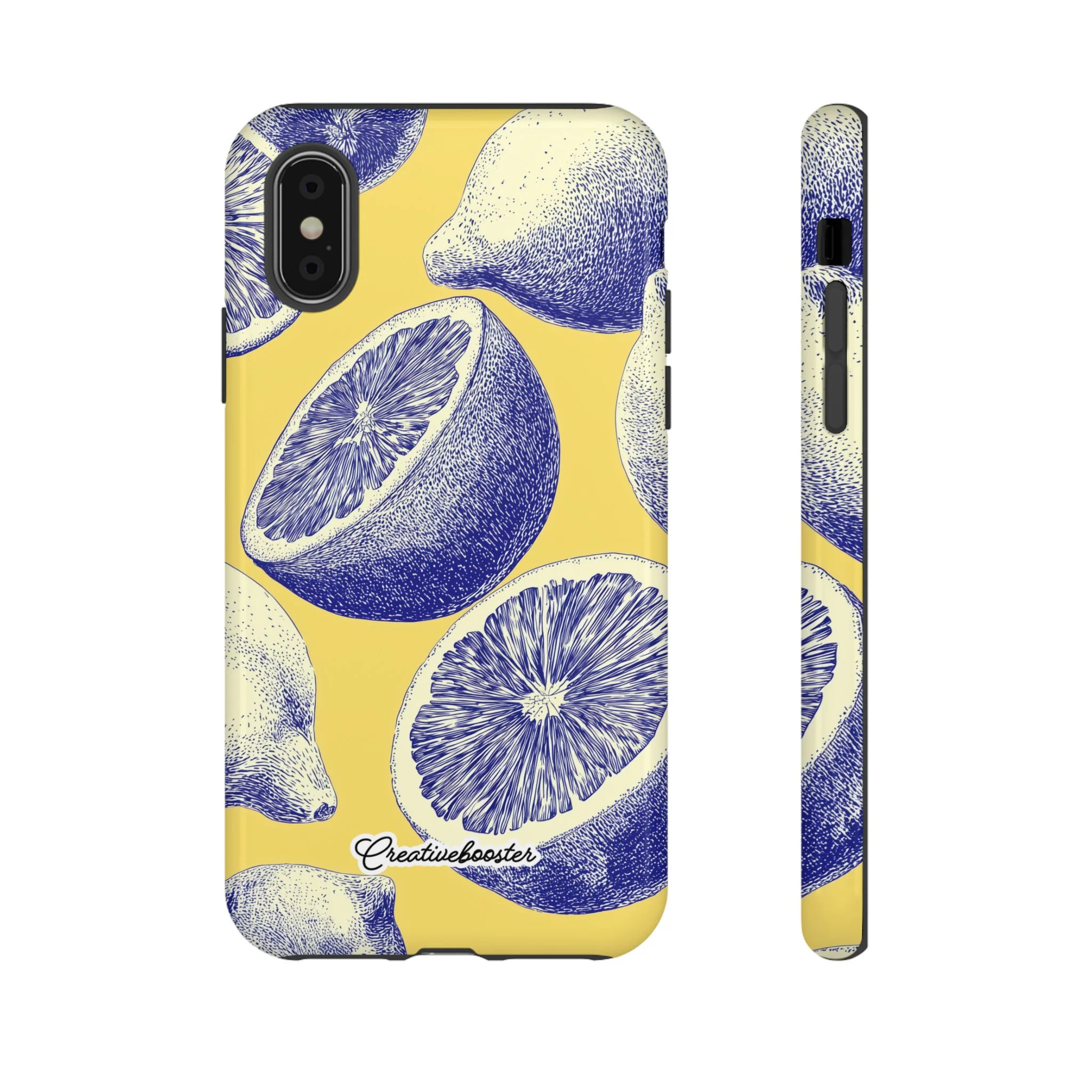 Indigo Citrus - Tough Phone Case - Image 6