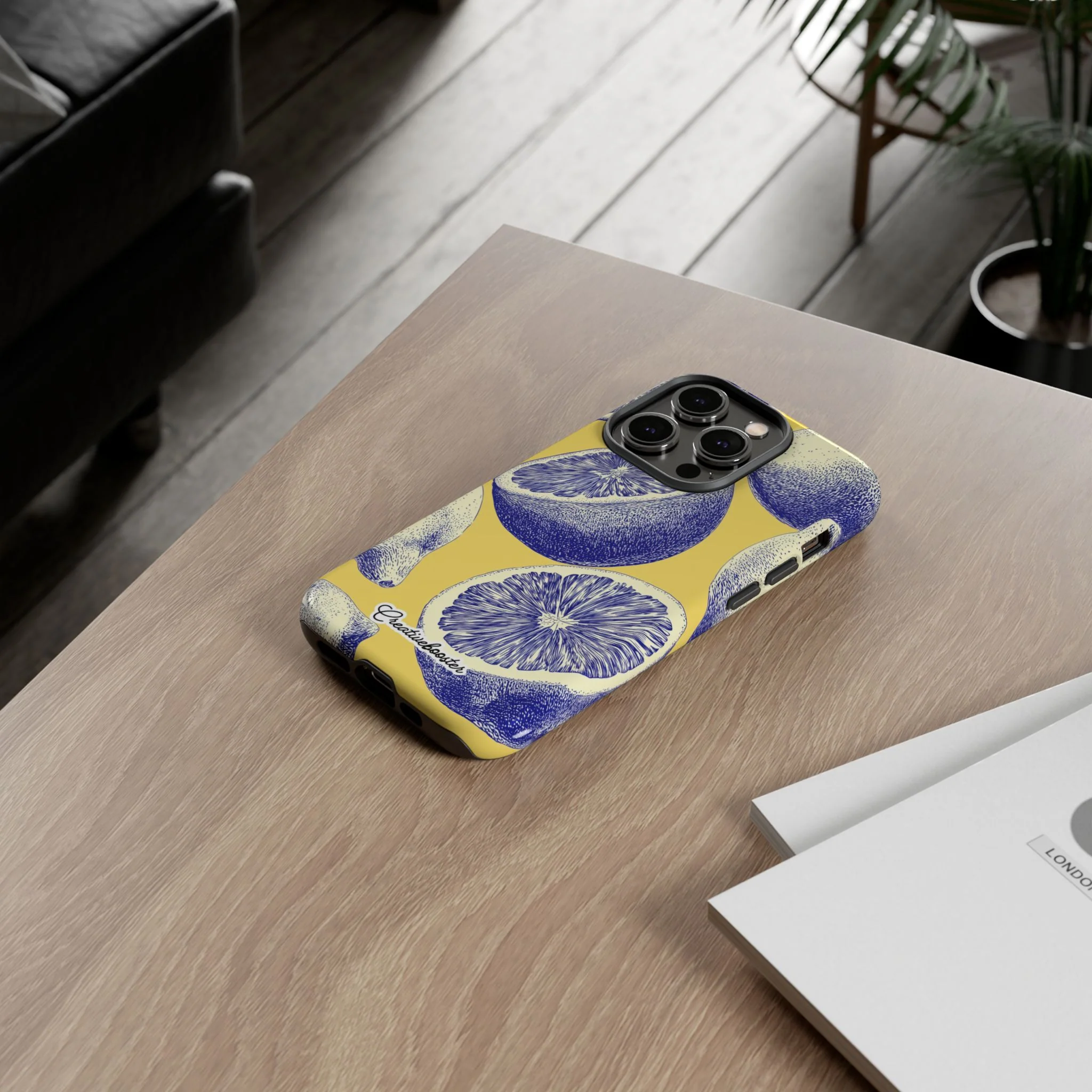 Indigo Citrus - Tough Phone Case - Image 96