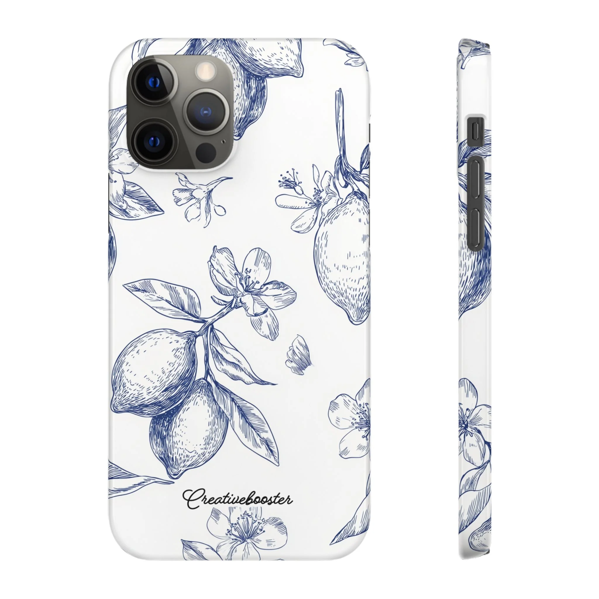 Indigo Sketch - Slim Phone Case - Image 21