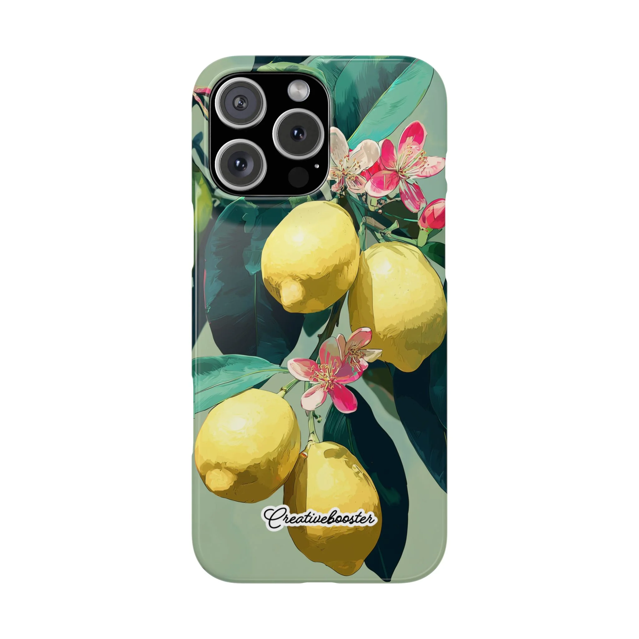 Lemon Bloom - Slim Phone Case - Image 42