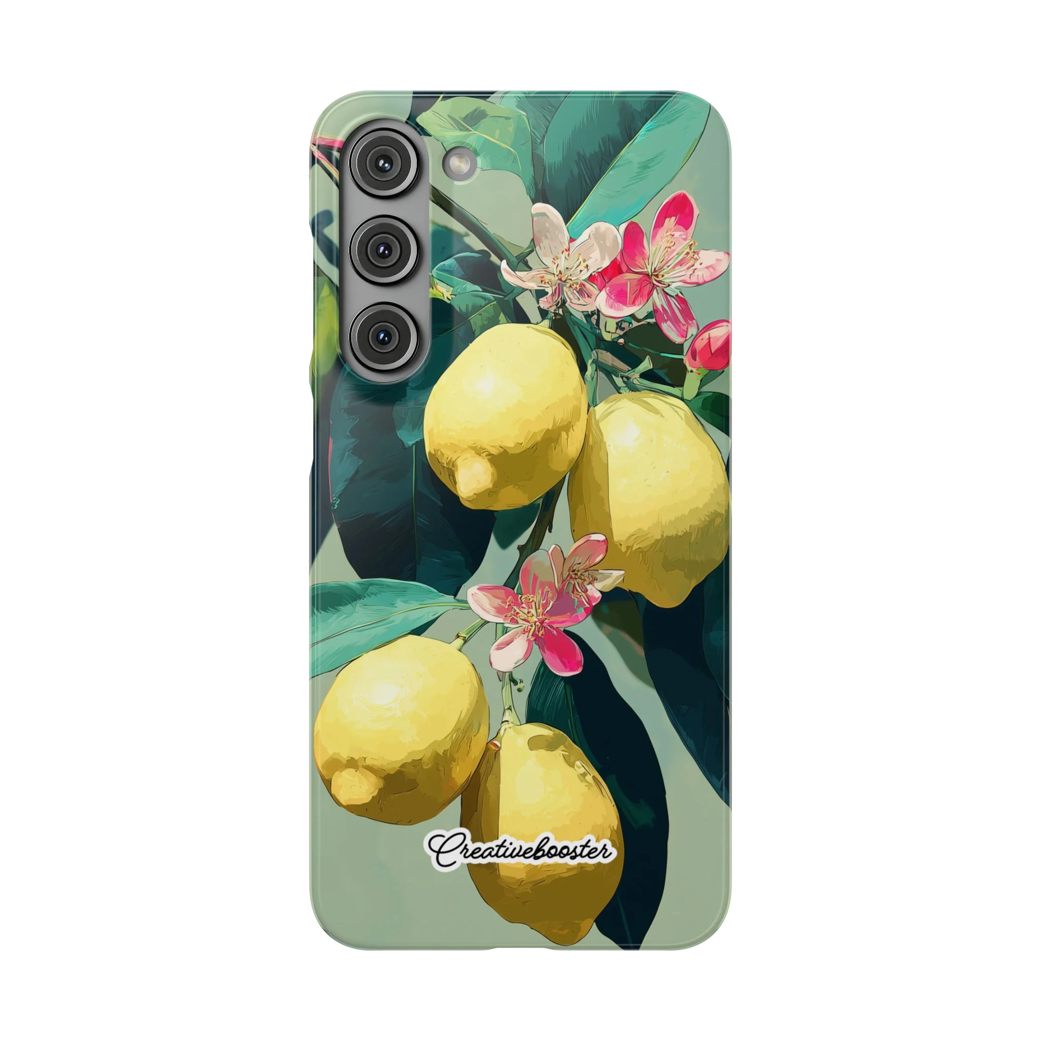 Lemon Bloom - Slim Phone Case - Image 51