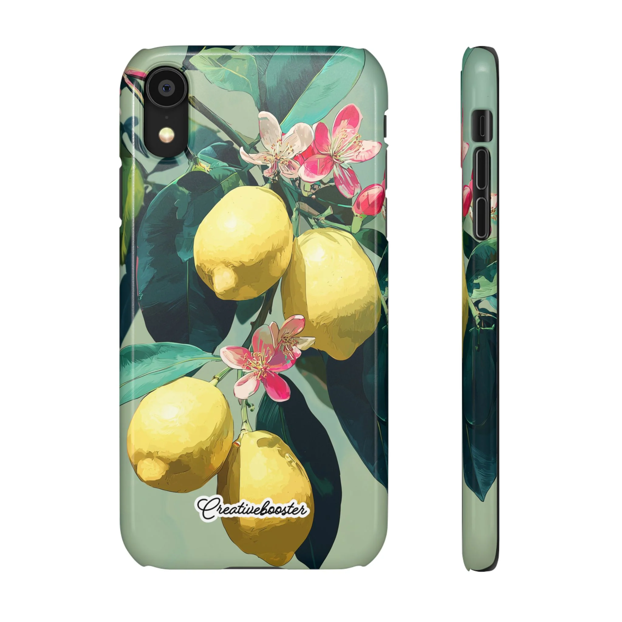 Lemon Bloom - Slim Phone Case - Image 7