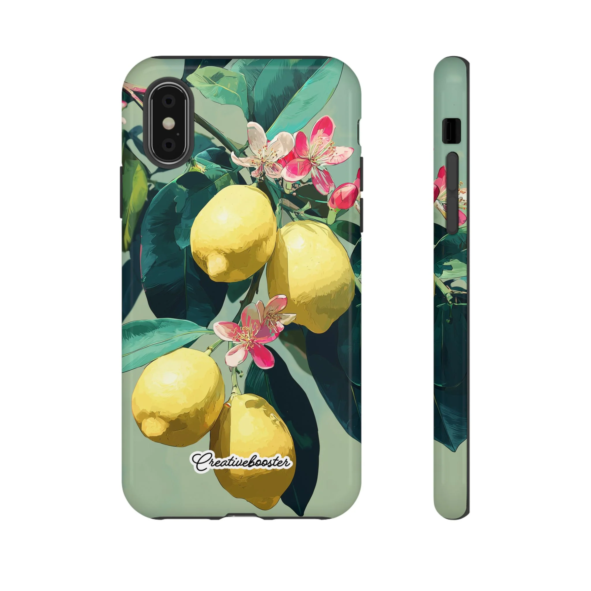 Lemon Bloom - Tough Phone Case - Image 4