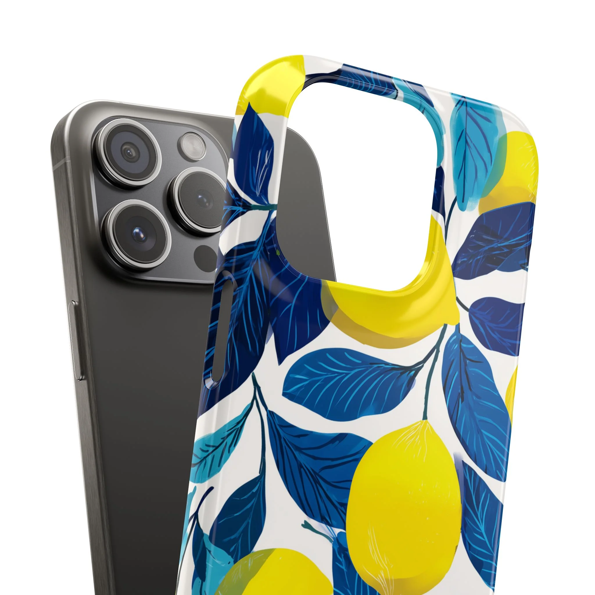 Midnight Citrus - Slim Phone Case - Image 102