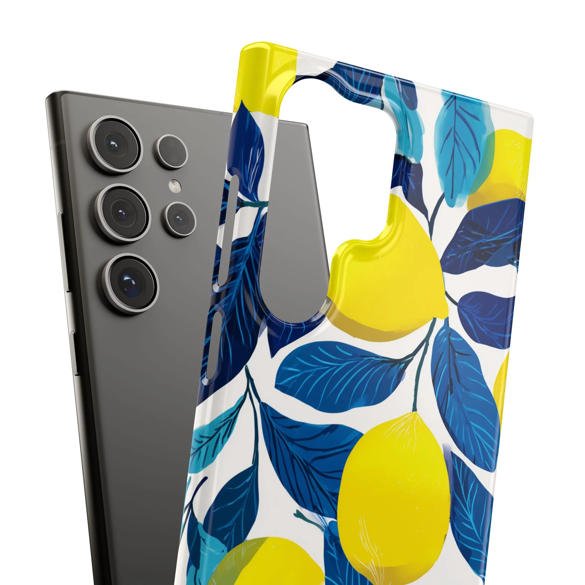 Midnight Citrus - Slim Phone Case - Image 112