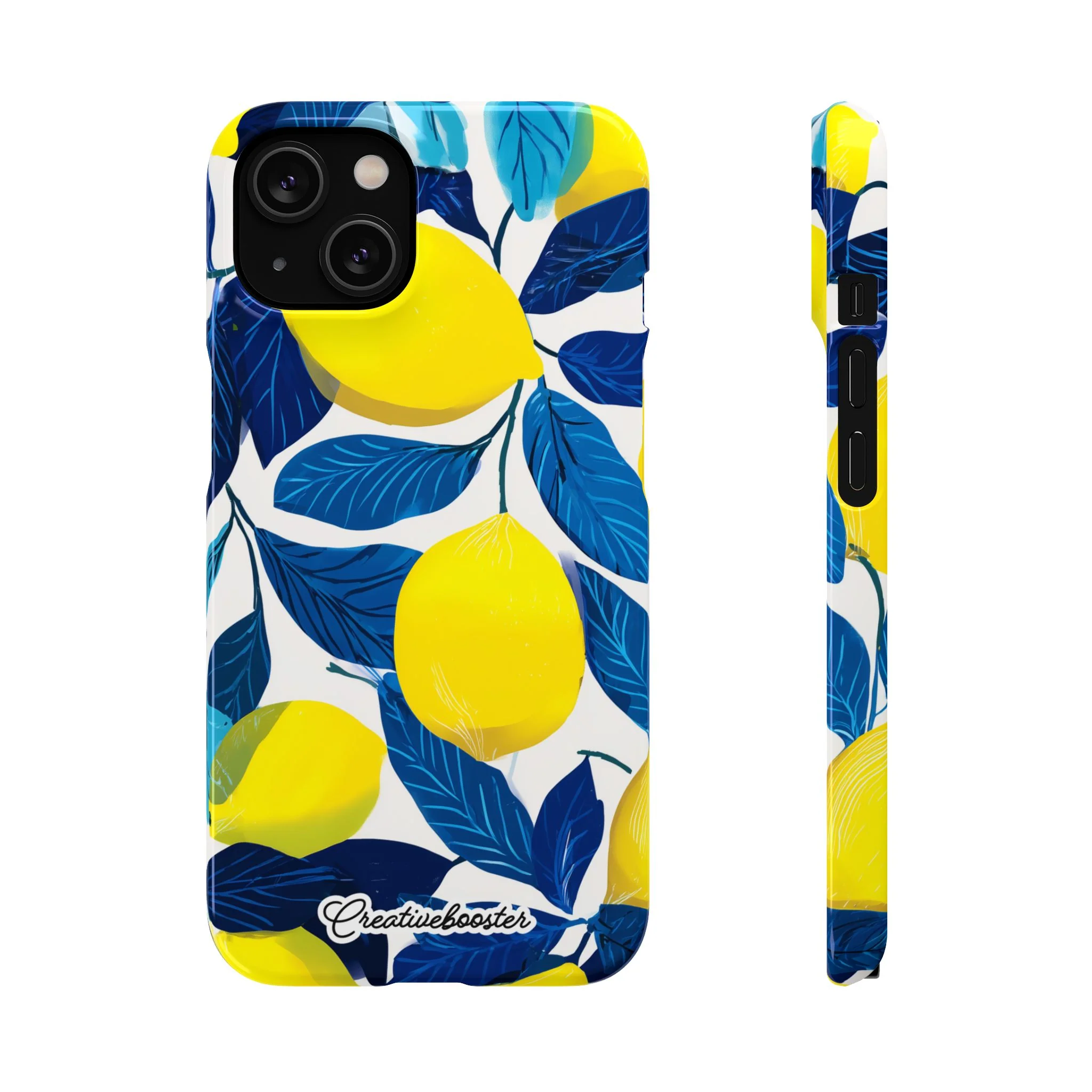 Midnight Citrus - Slim Phone Case - Image 36
