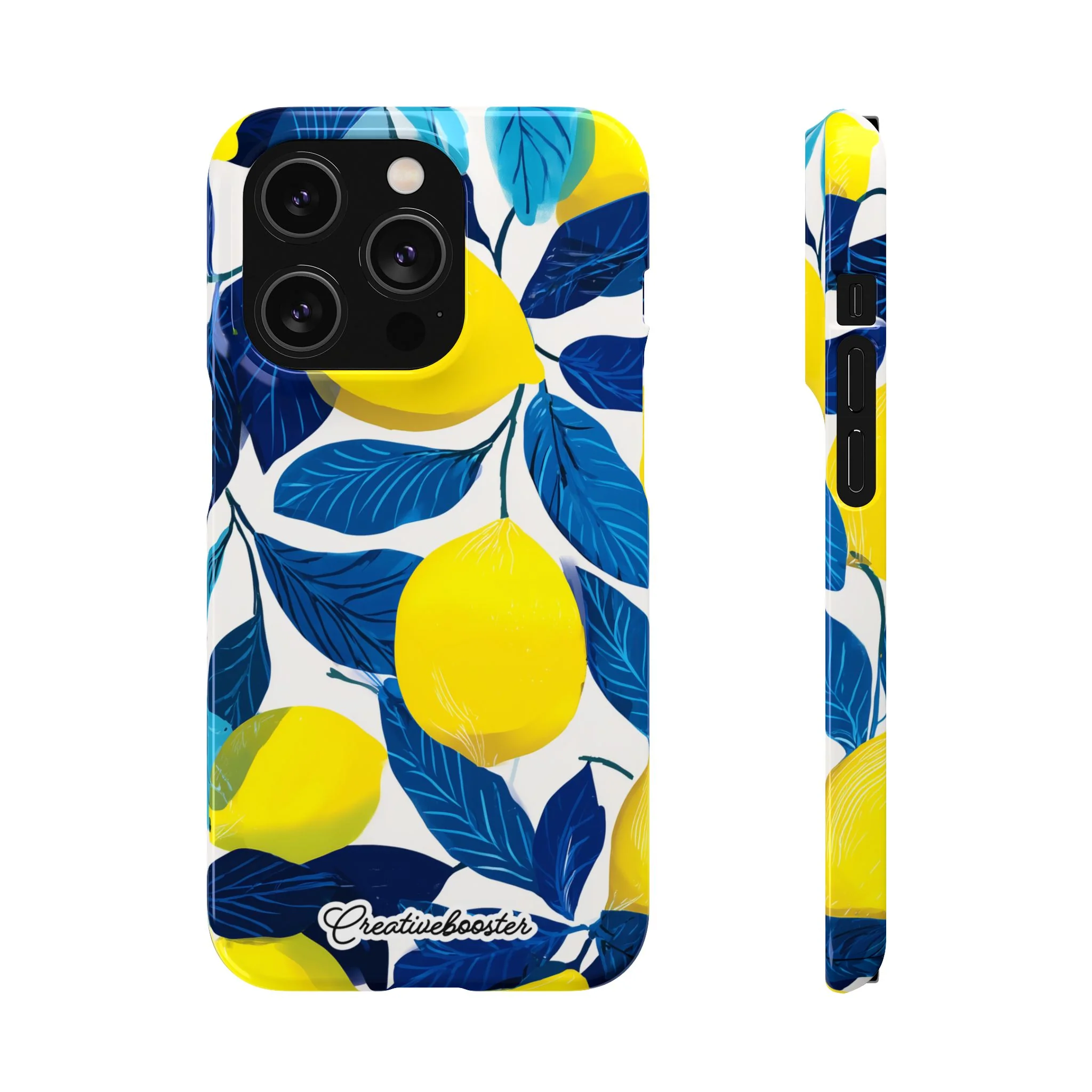 Midnight Citrus - Slim Phone Case - Image 37