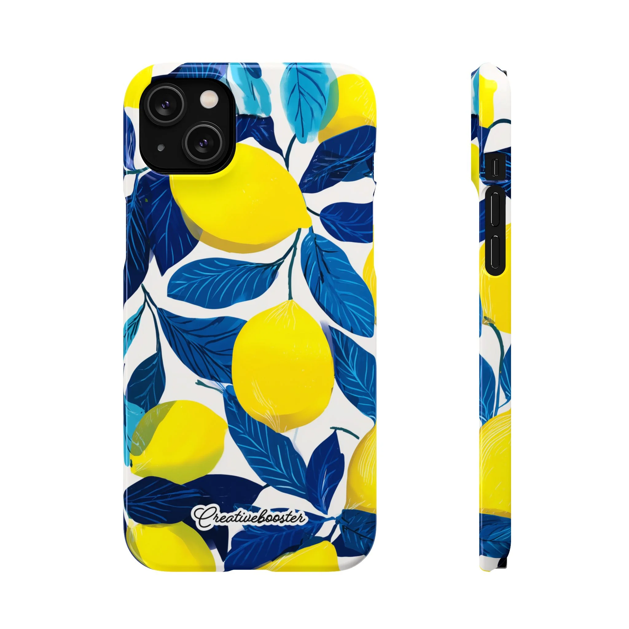 Midnight Citrus - Slim Phone Case - Image 38
