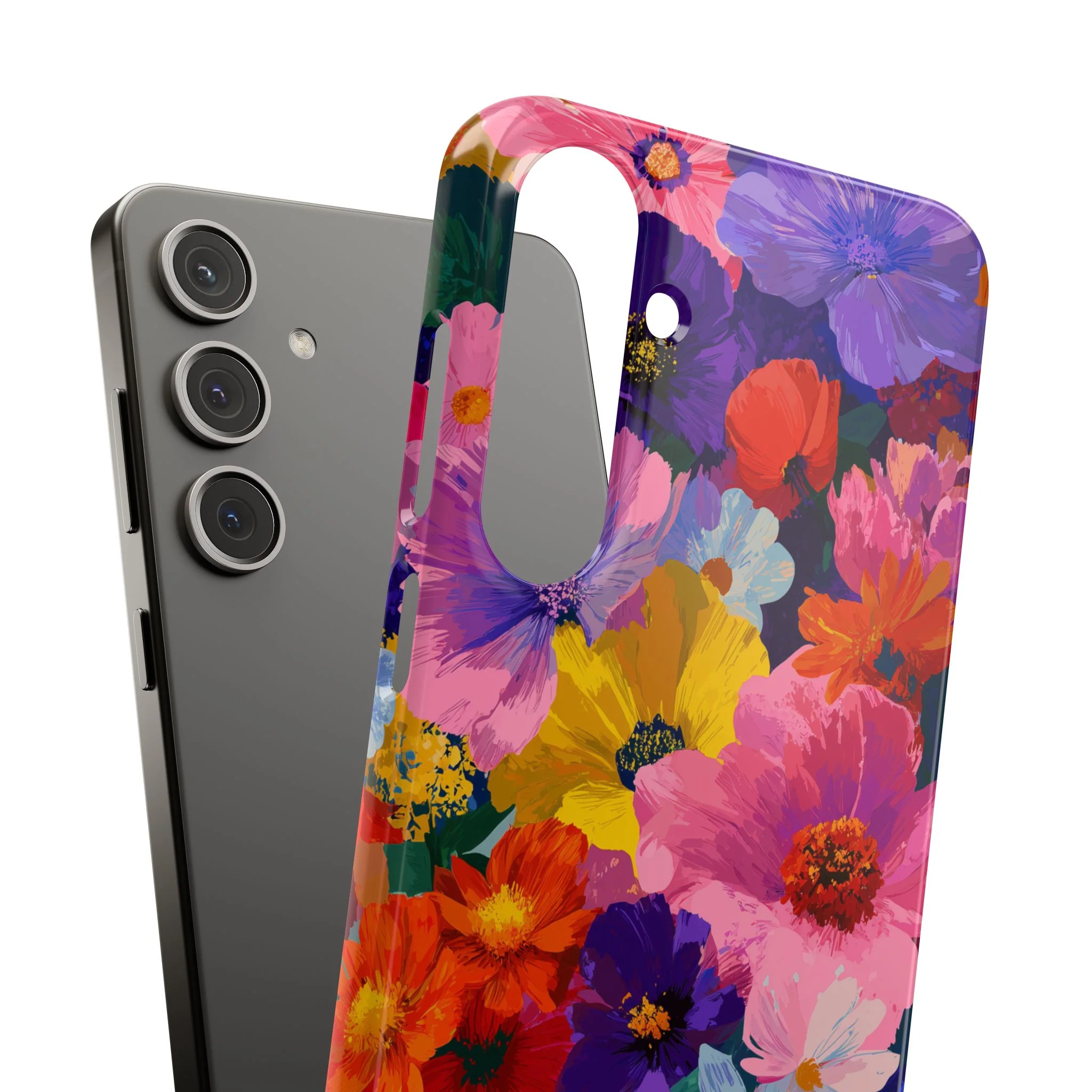 Painted Petals - Slim Phone Case - Image 110
