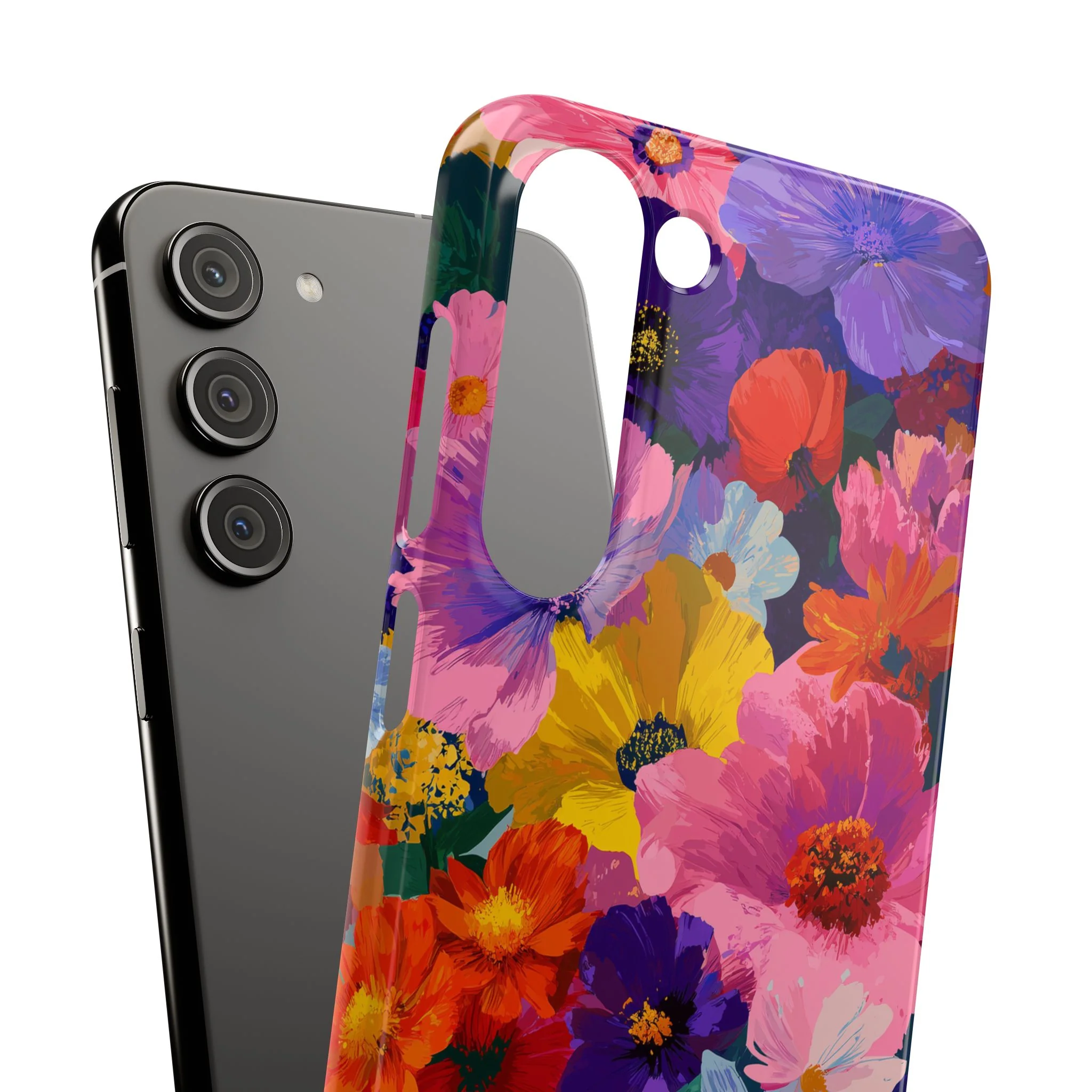 Painted Petals - Slim Phone Case - Image 114