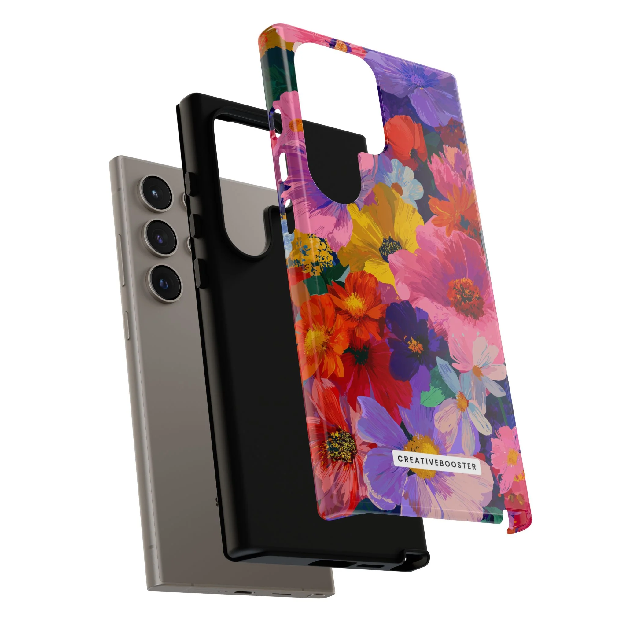 Painted Petals - Tough Phone Case - Image 134