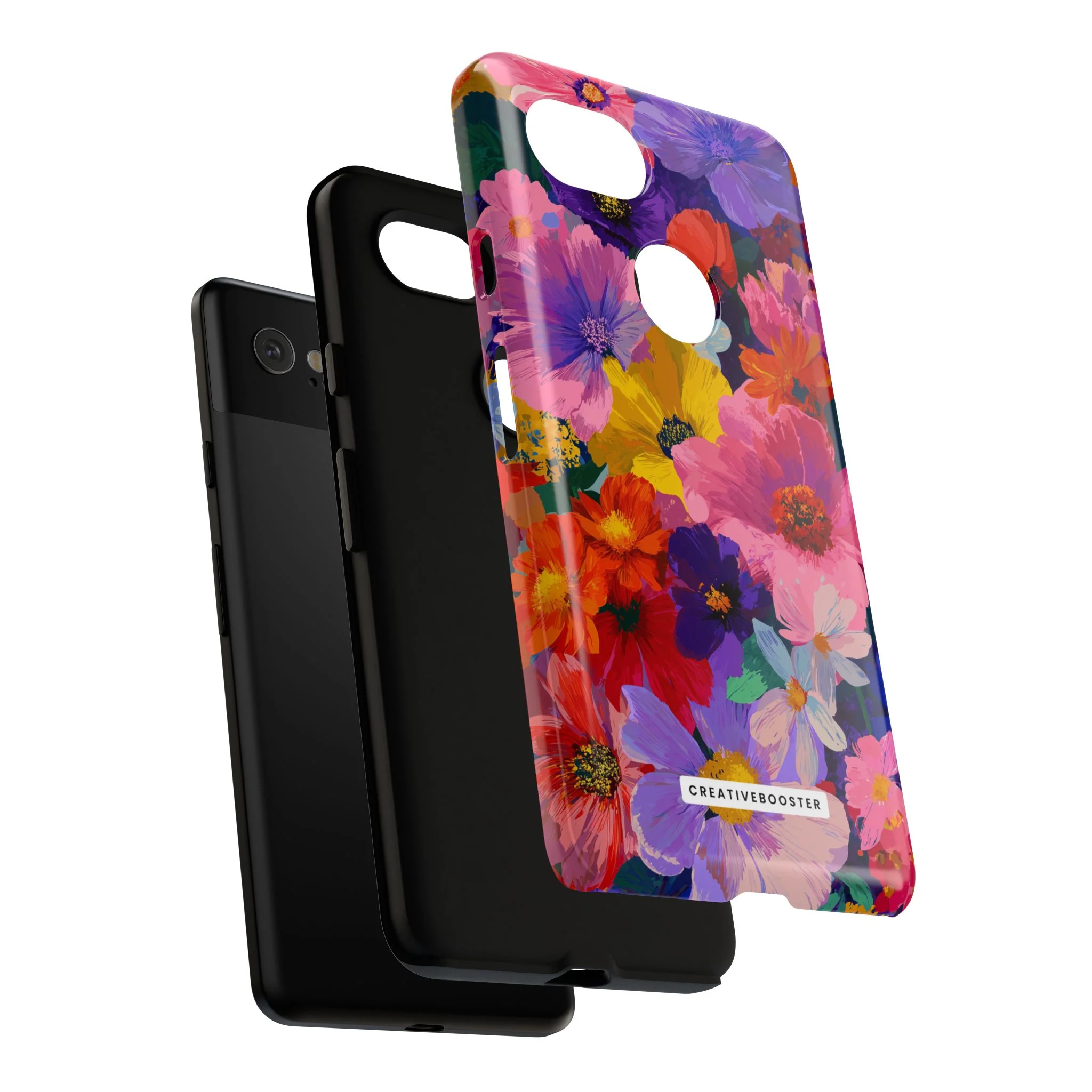 Painted Petals - Tough Phone Case - Image 159