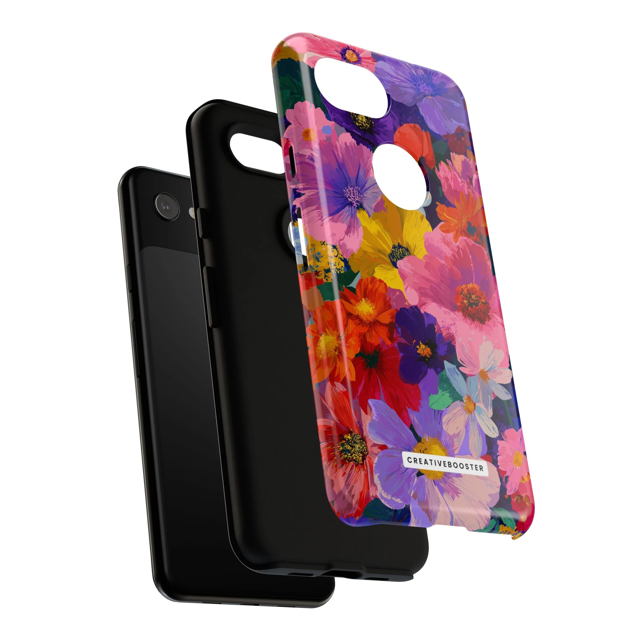 Painted Petals - Tough Phone Case - Image 165