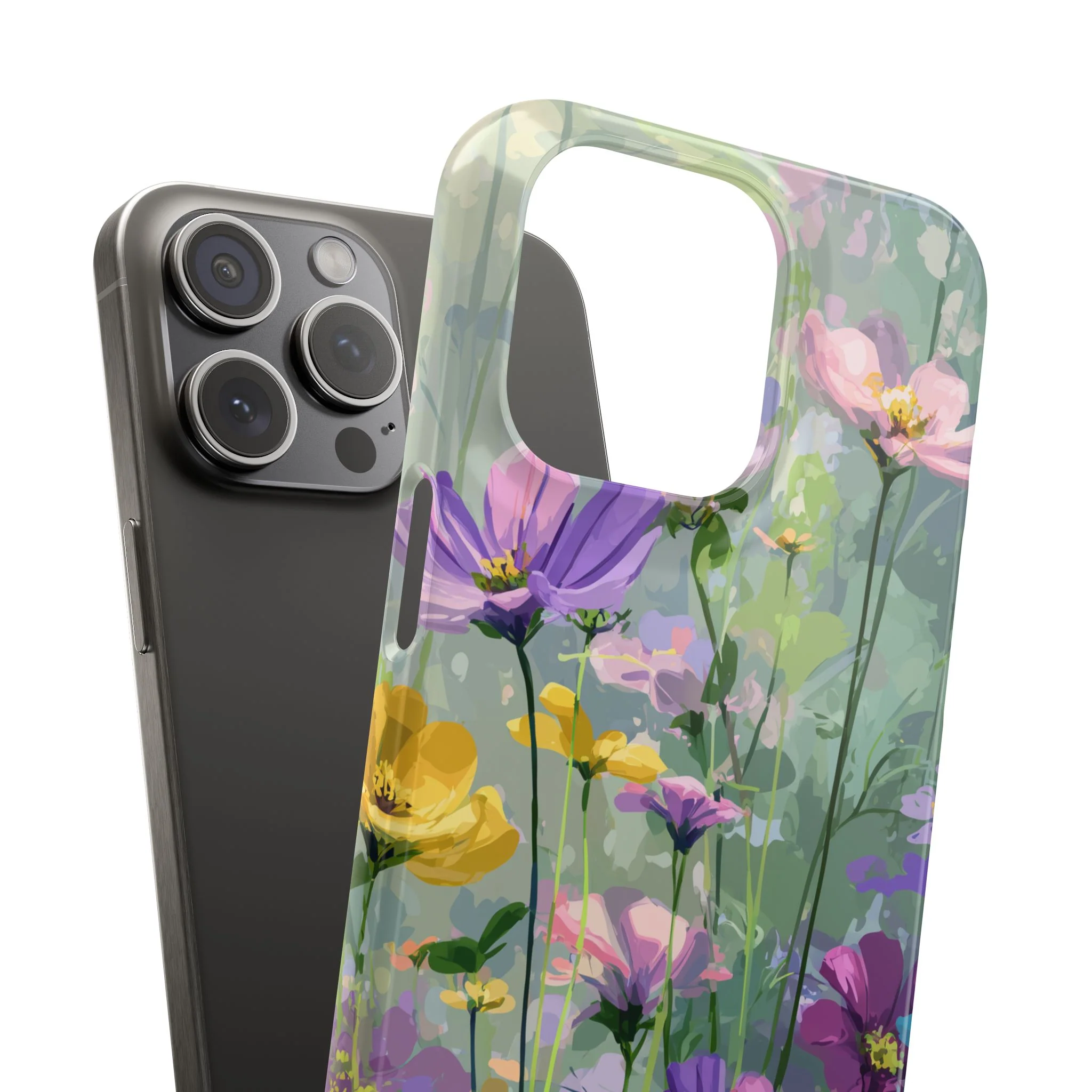 Pastel Bloom - Slim Phone Case - Image 106