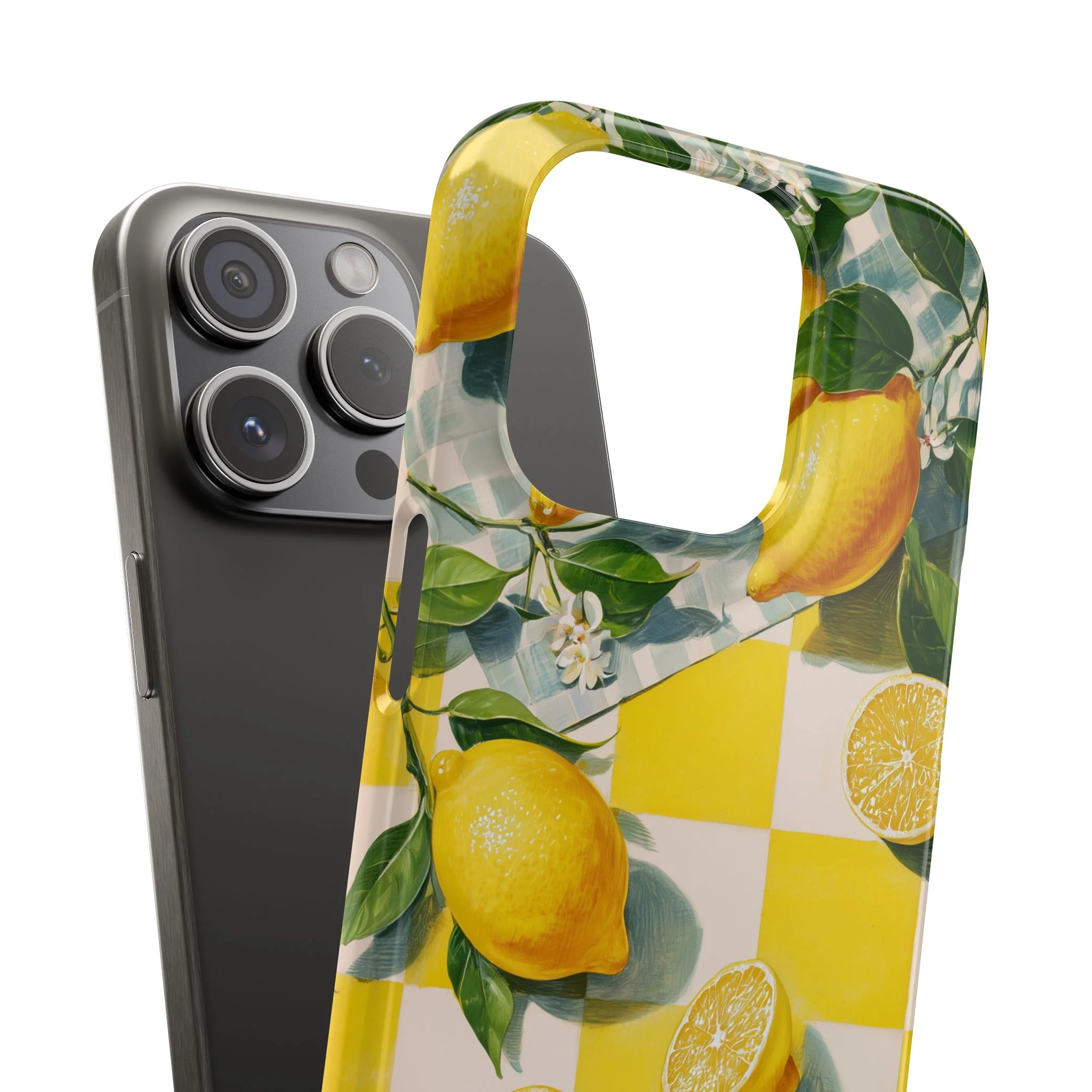 Picnic Lemon - Slim Phone Case - Image 102