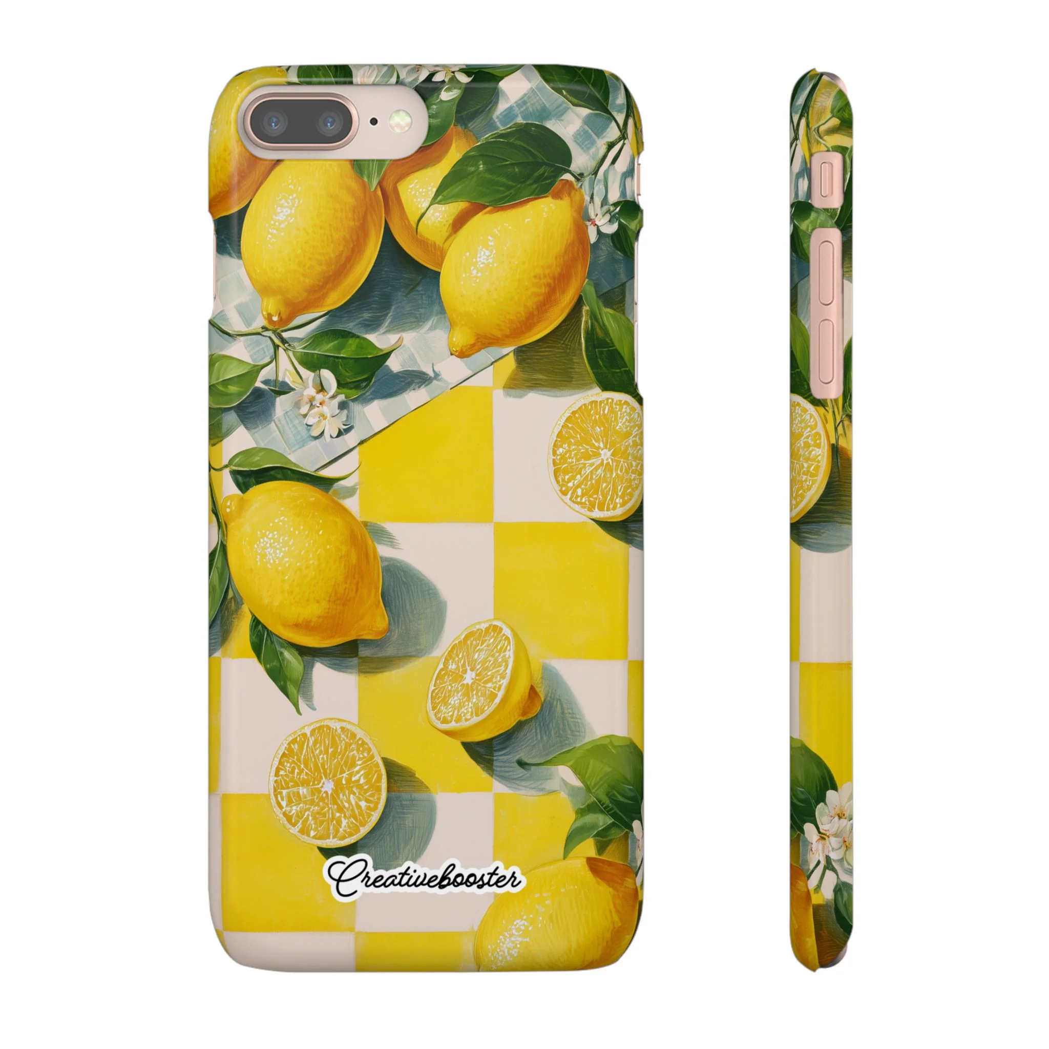 Picnic Lemon - Slim Phone Case - Image 3