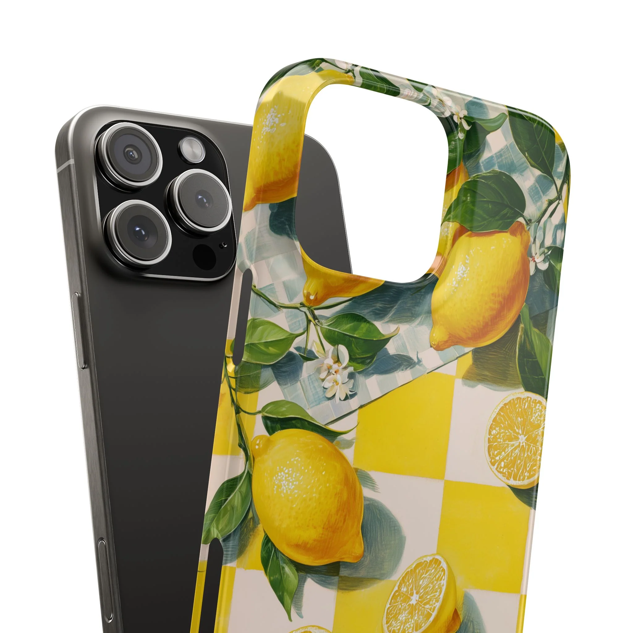 Picnic Lemon - Slim Phone Case - Image 98