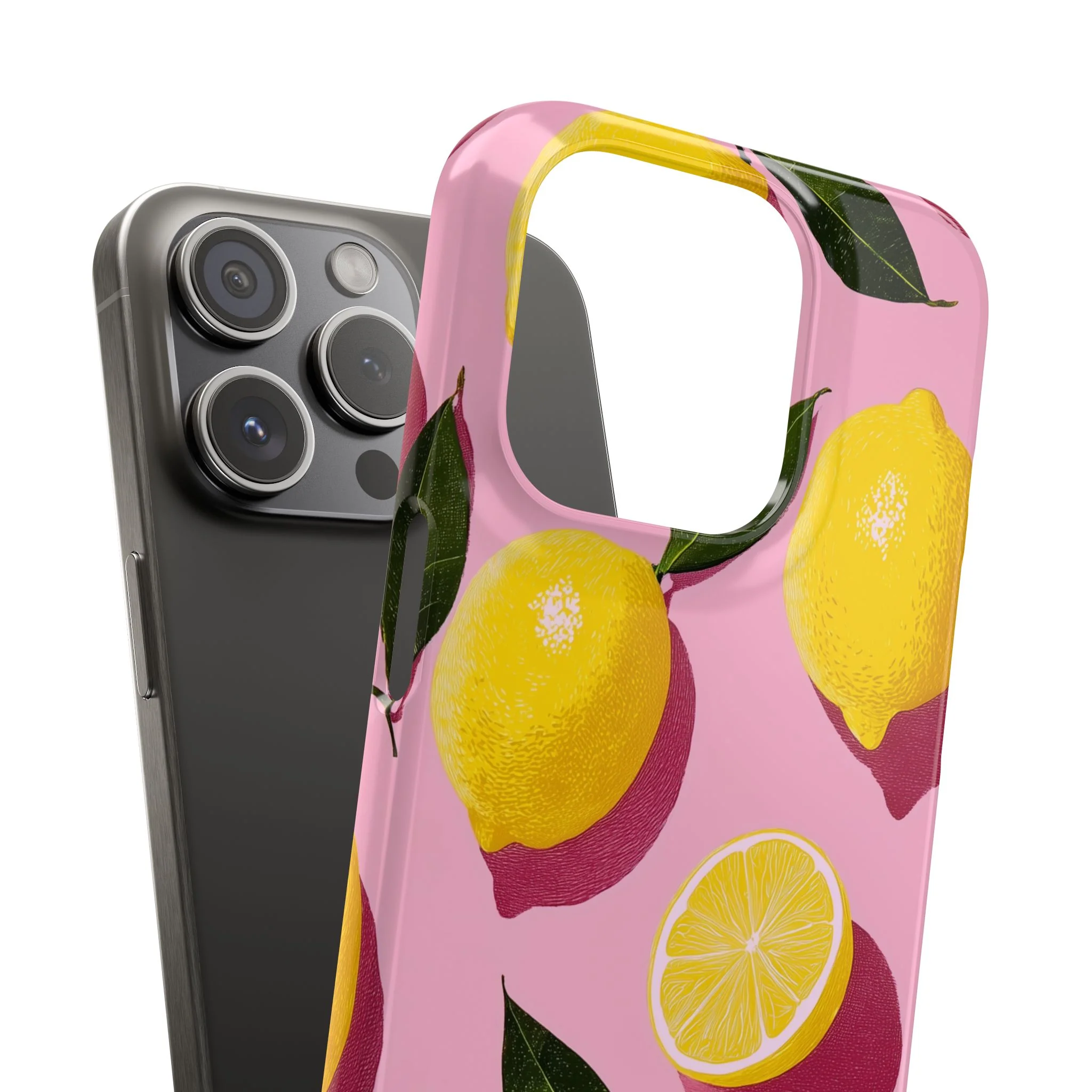 Retro Lemon - Slim Phone Case - Image 102