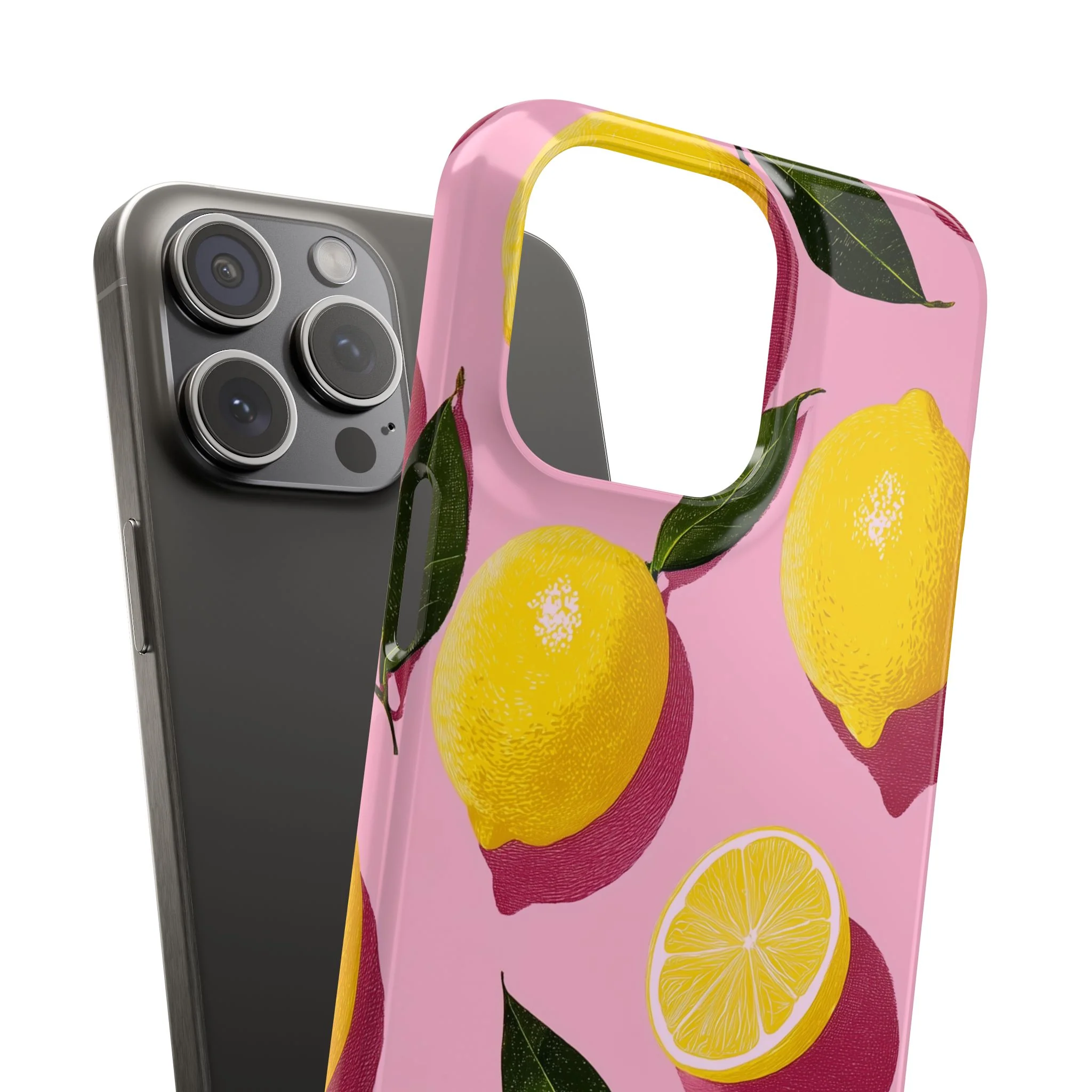 Retro Lemon - Slim Phone Case - Image 106