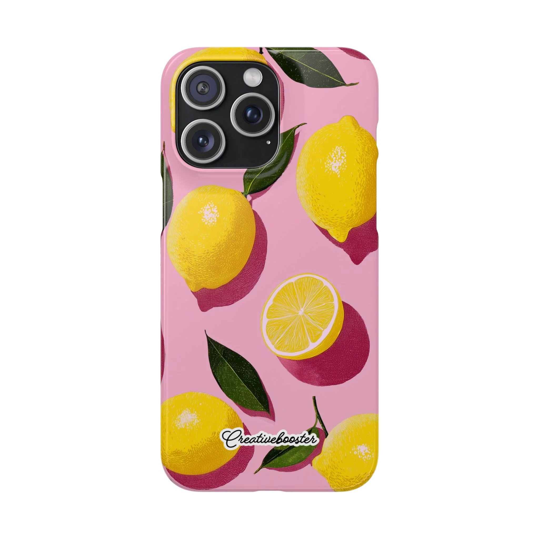 Retro Lemon - Slim Phone Case - Image 46