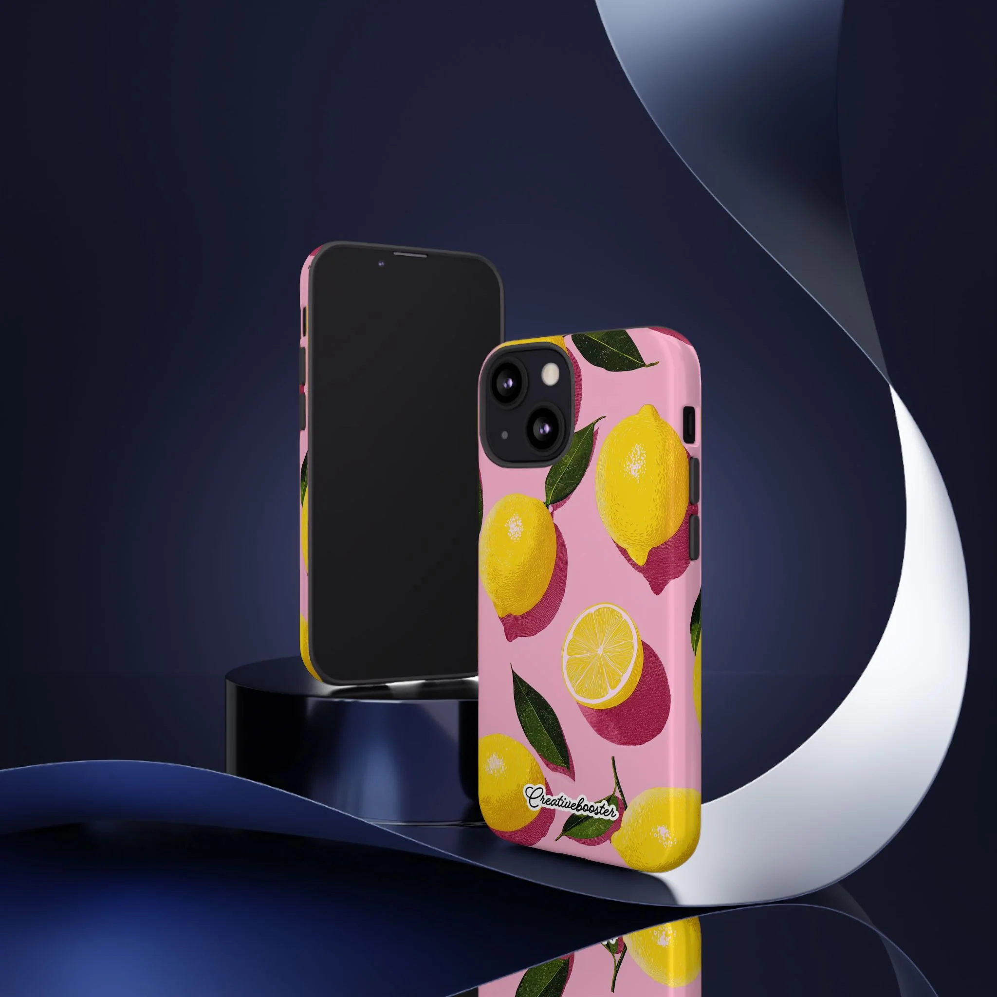 Retro Lemon - Tough Phone Case - Image 78