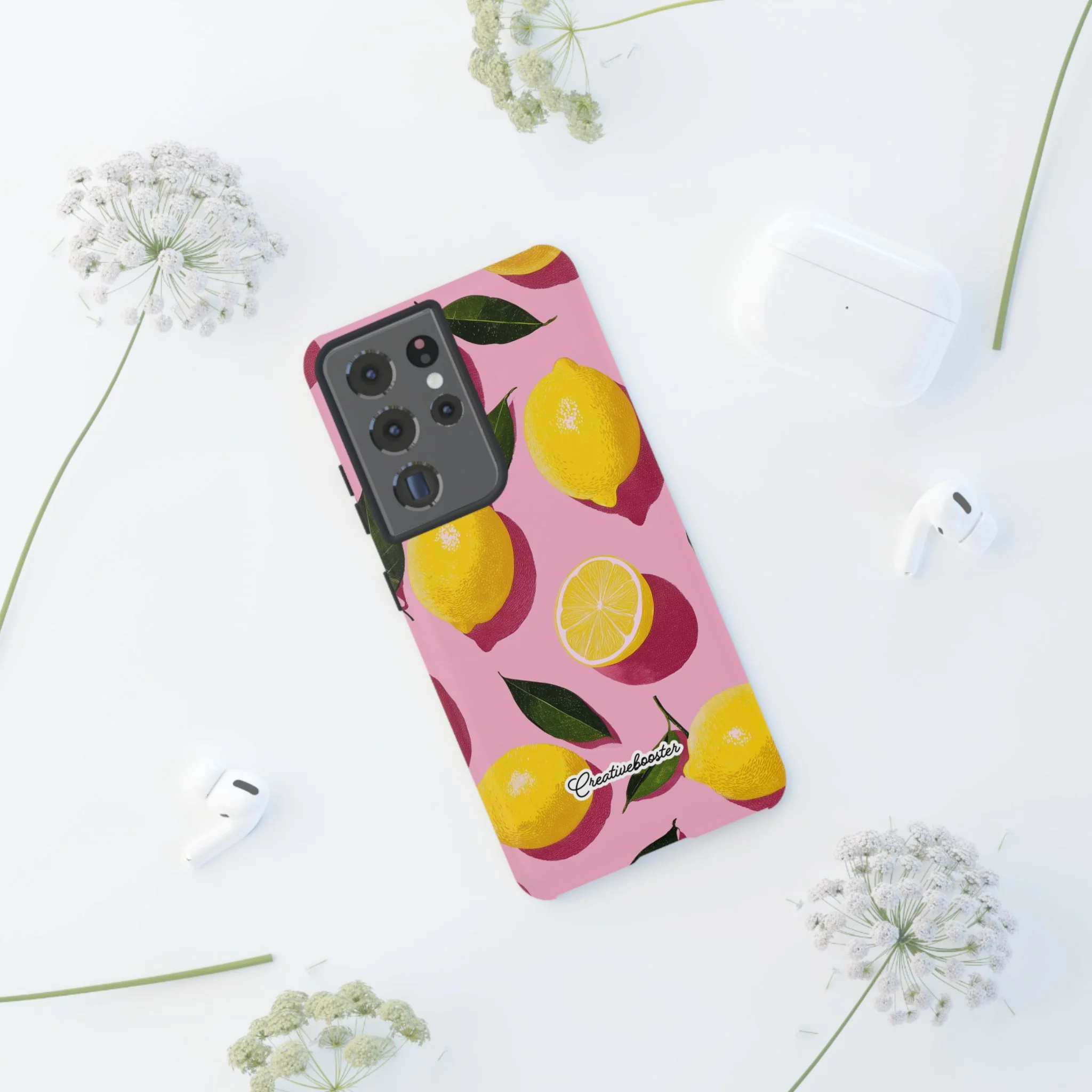 Retro Lemon - Tough Phone Case - Image 83