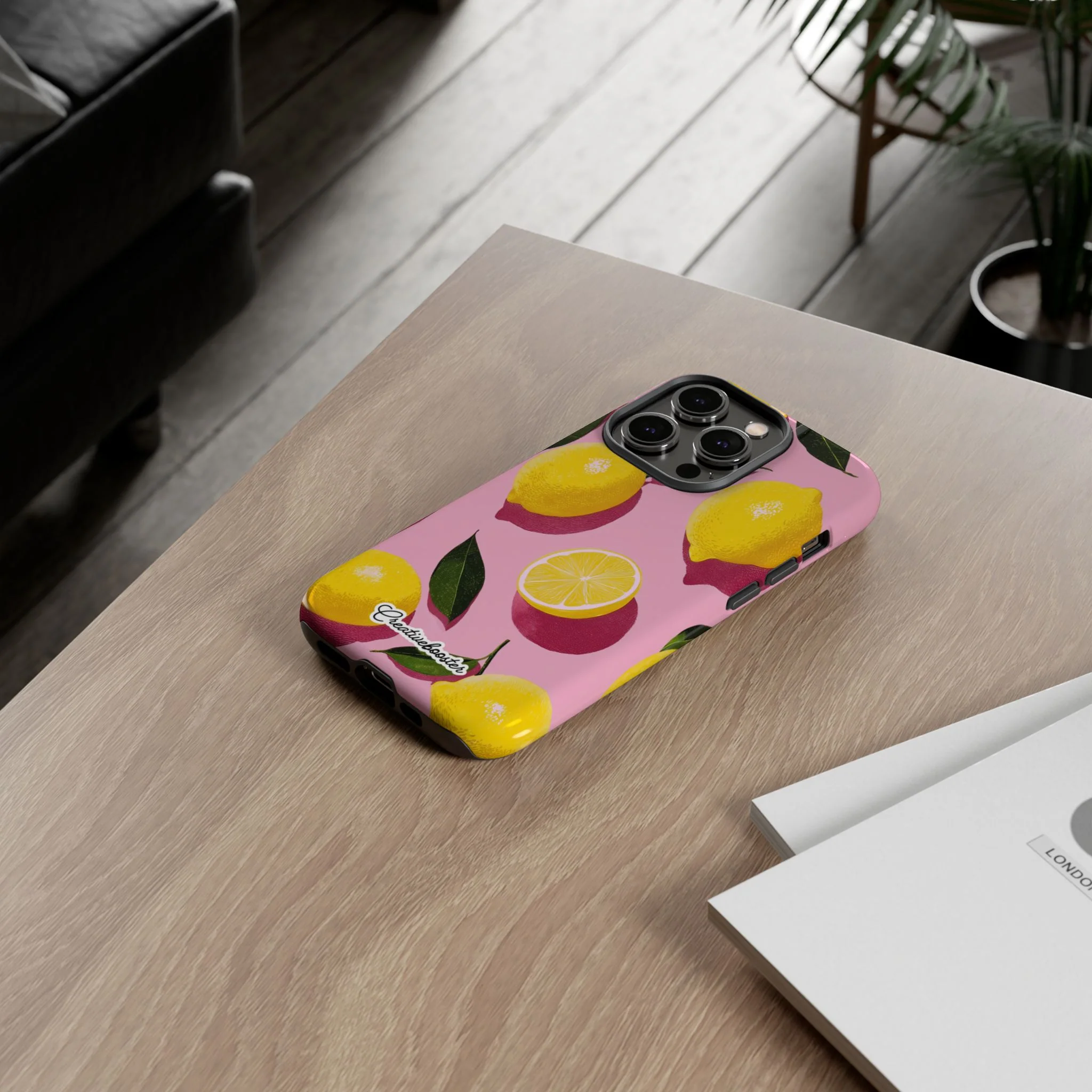 Retro Lemon - Tough Phone Case - Image 96